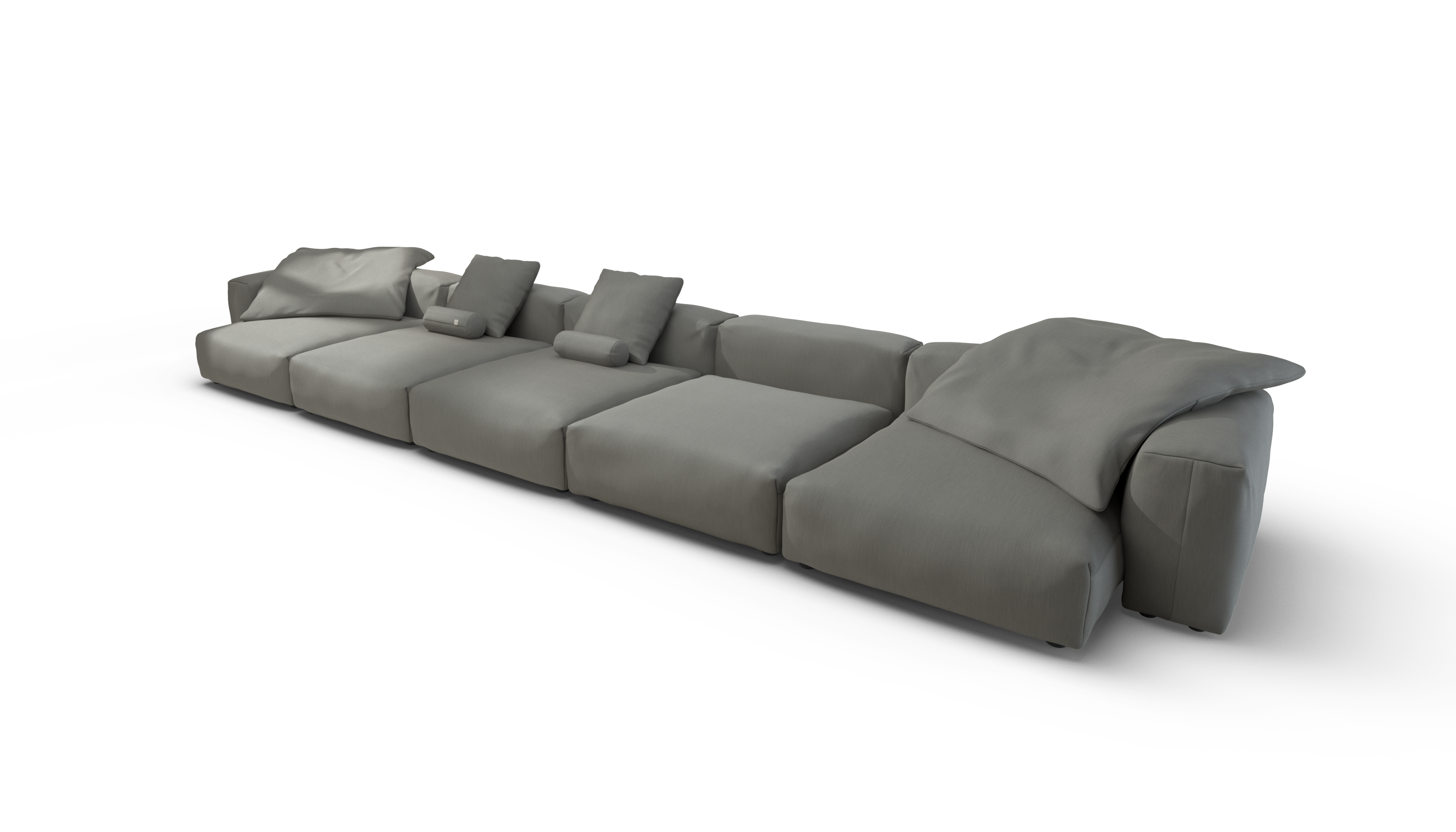 vetsak Sofa Set 06 Terrain divano 6,5 posti selce