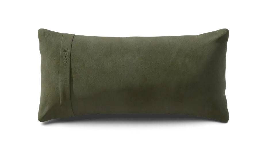 Vetsak Pillow cuscino in pelle oliva