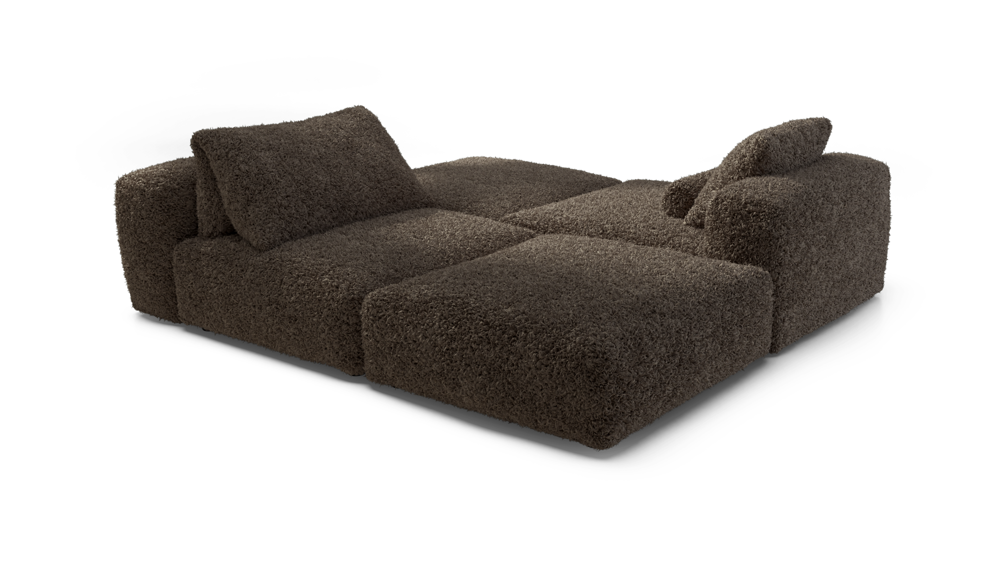vetsak Sofa Set 08 Daybed divano modulare cacao