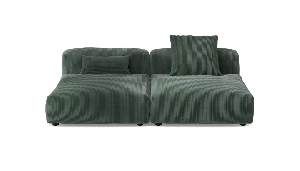 vetsak Sofa Set 01 Large divano velluto hunter 210x115
