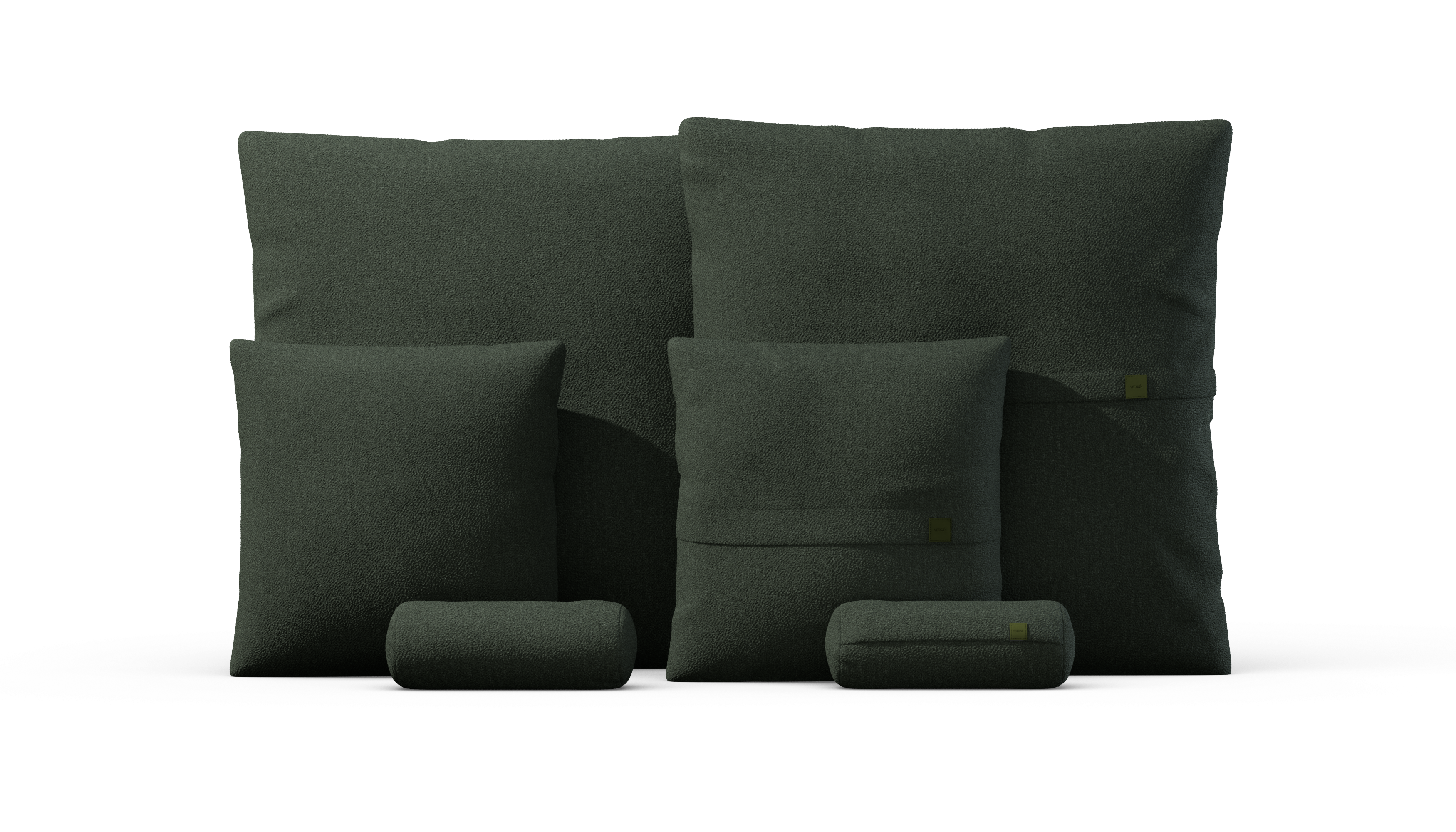vetsak Pillow Set 3 cuscini mousse in bouclé loop