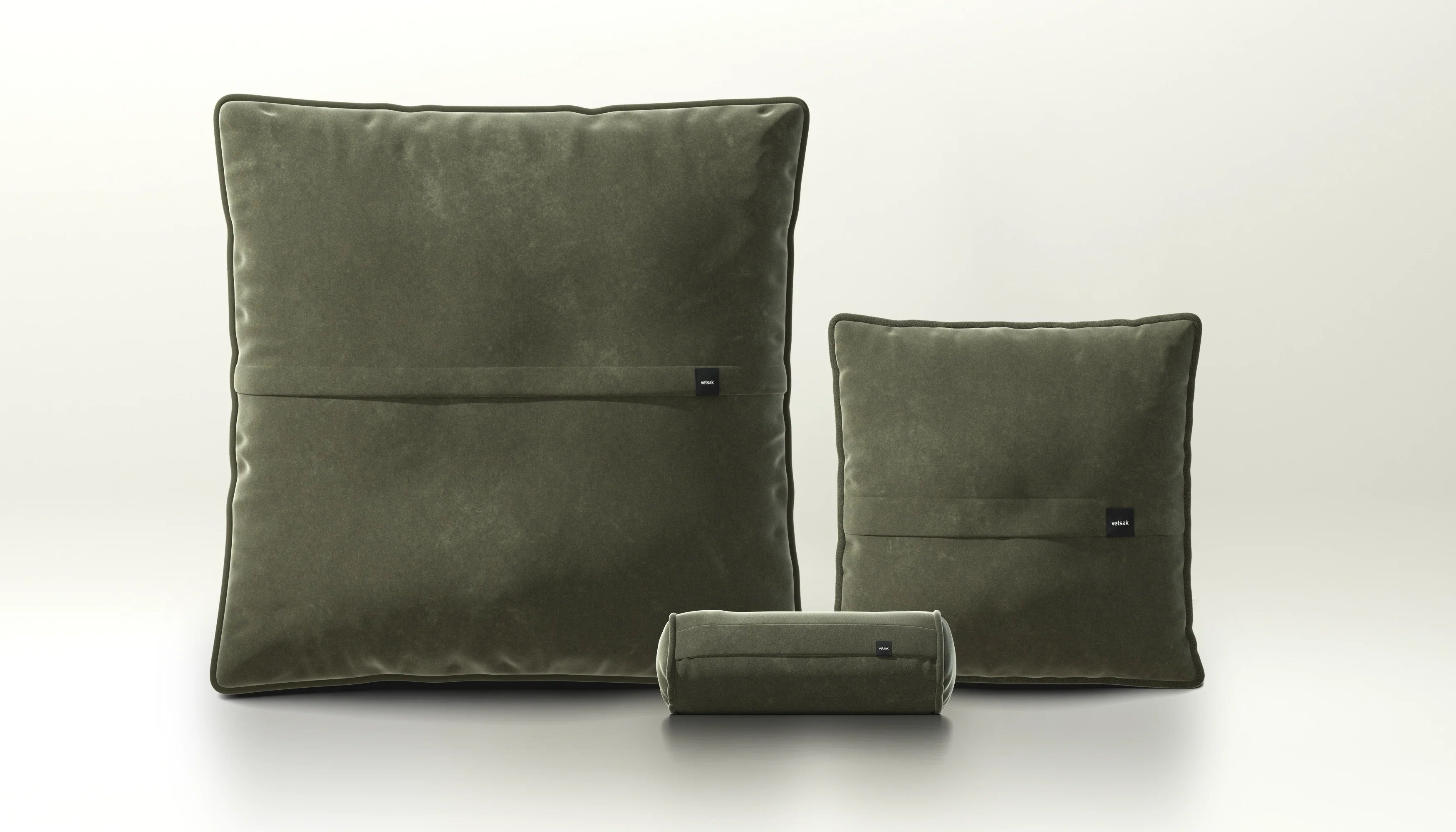 vetsak Set 2 cuscini Suave pino 2 pezzi verde