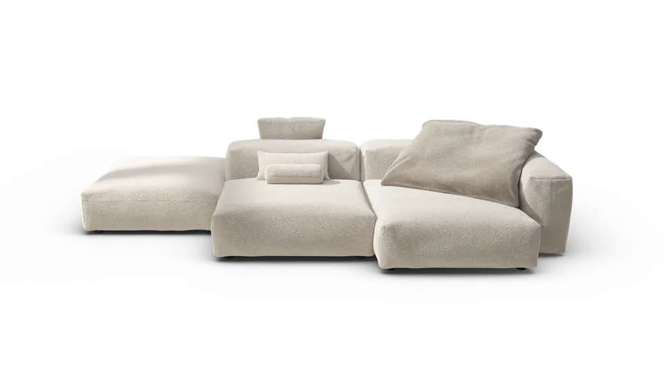 vetsak Sofa Set 09 The Island divano crema 7 posti