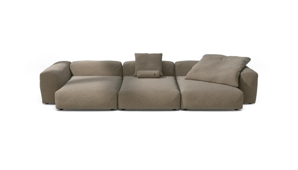 vetsak Sofa Set 05 Loop Loop divano tortora 5 posti