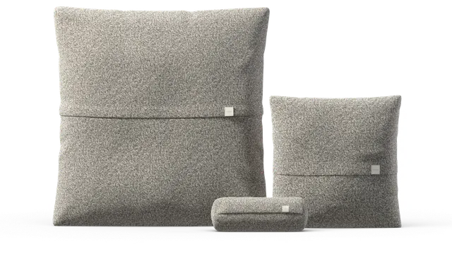 vetsak Pillow Set 2 cuscini pebble platino