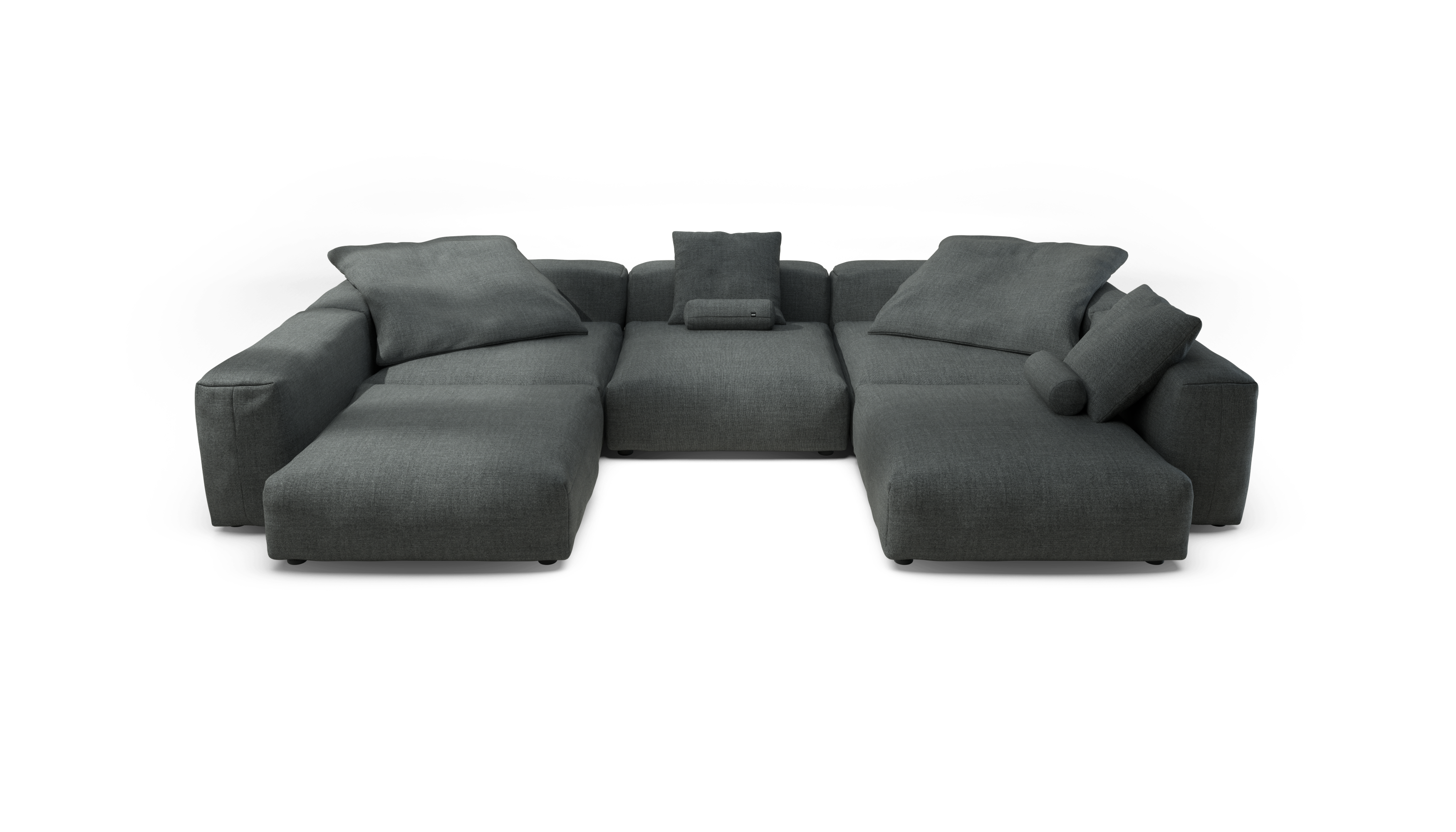 vetsak Sofa Set 06 divano angolare 7 posti grigio Pique