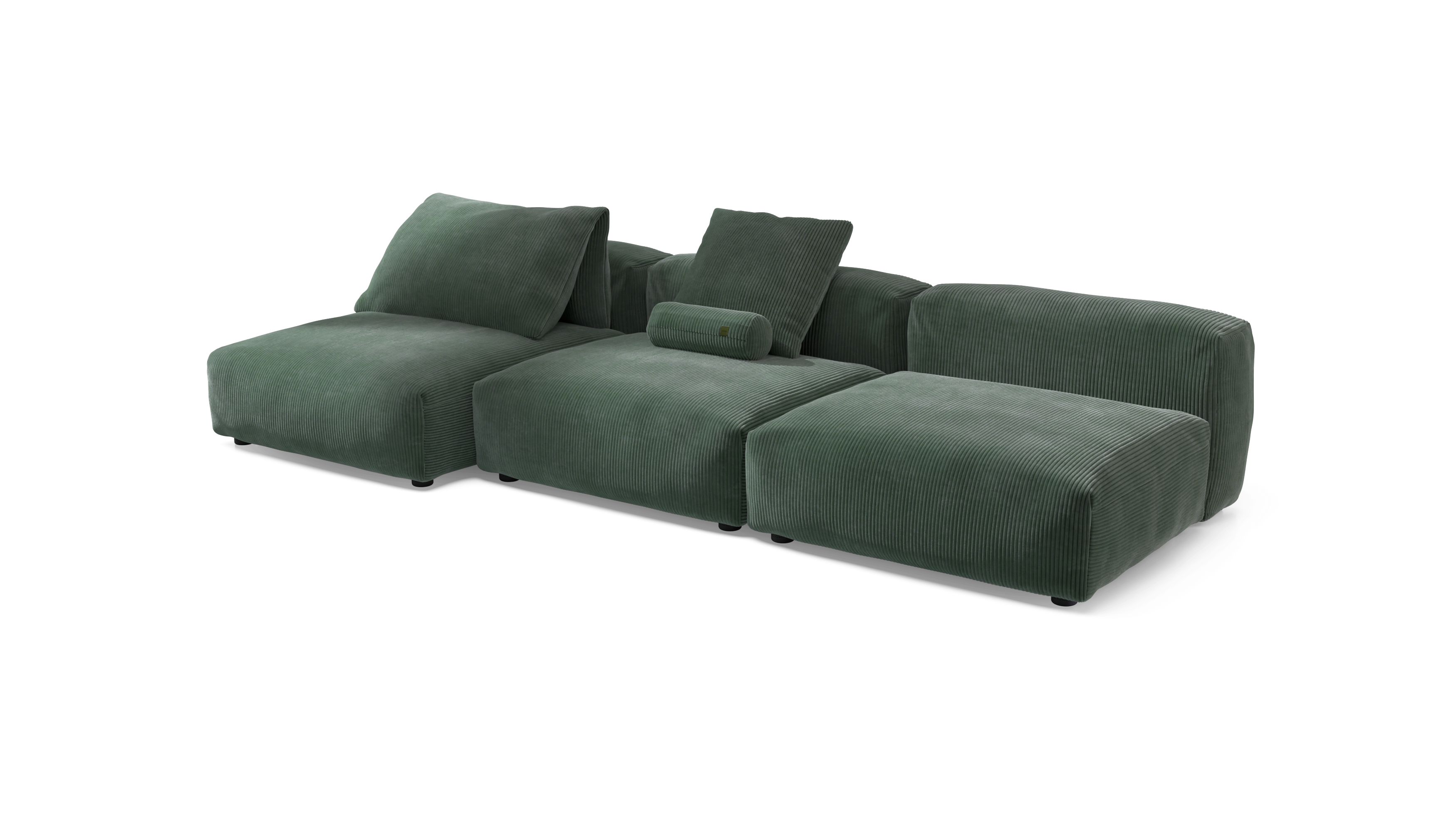 vetsak Sofa Set 04 divano modulare 5 posti velluto hunter
