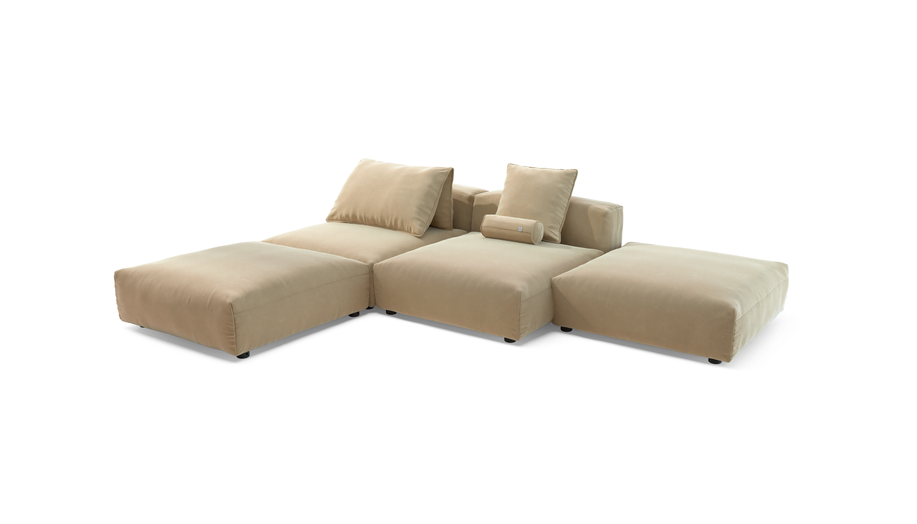 vetsak Sofa Set 08 Daybed divano isola creme 210x241