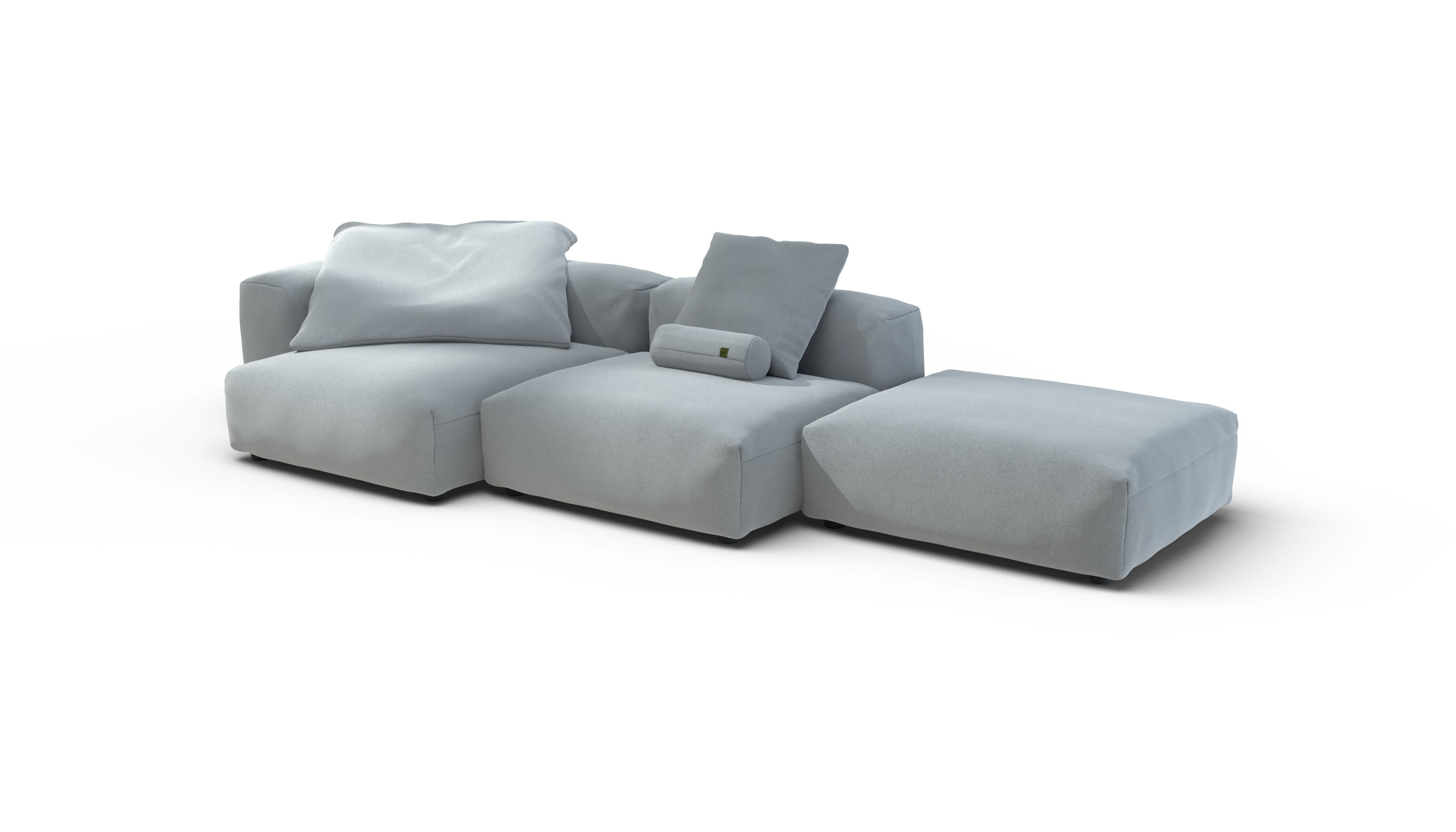 vetsak Sofa Set 04 divano modulare Pique Turquoise da esterno
