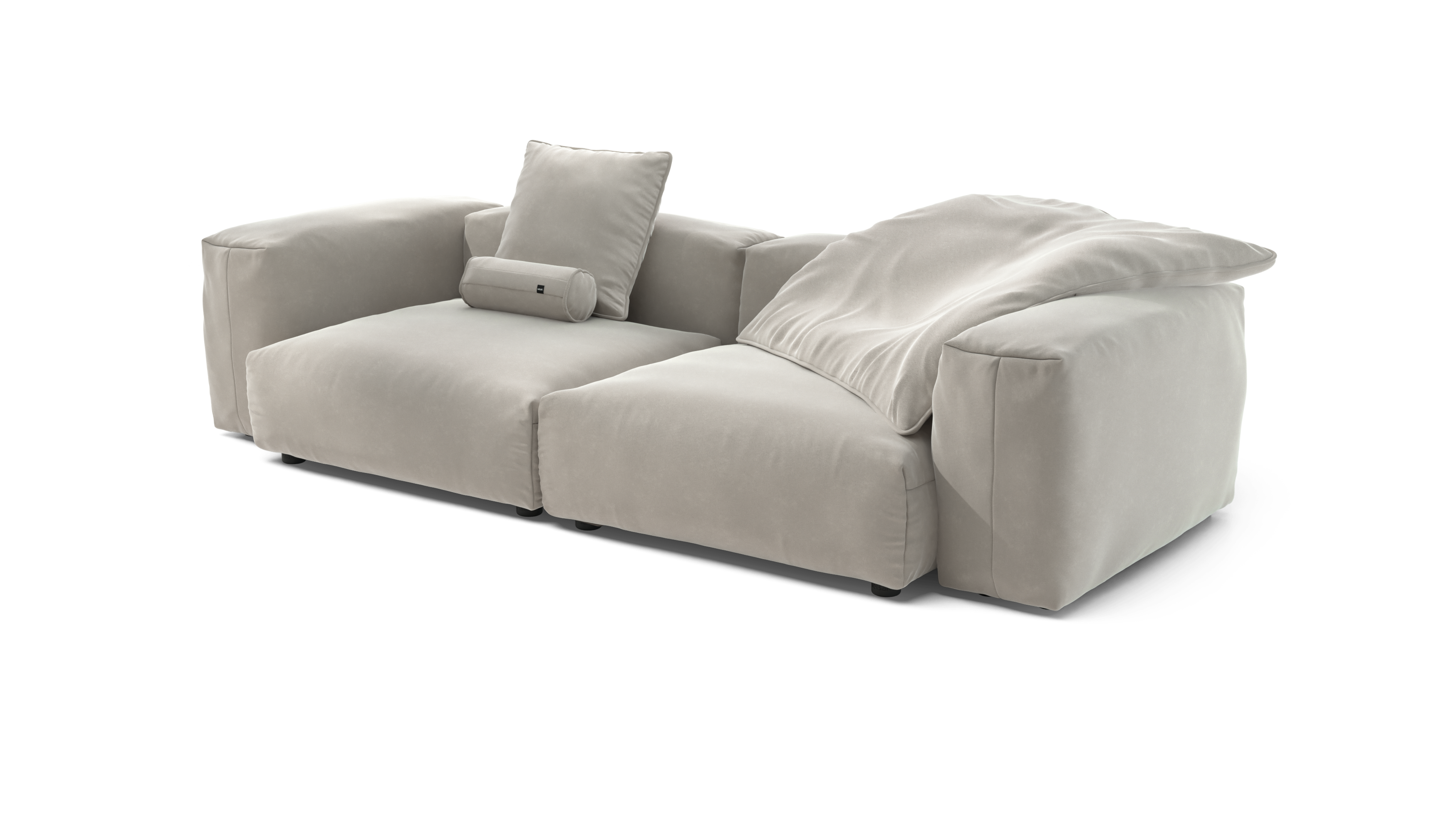 vetsak Sofa Set 02 Large divano modulare Suave Clay 272x115