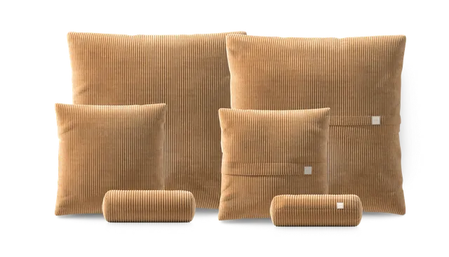 vetsak Pillow Set 3 set cuscini velluto camel 6 pezzi