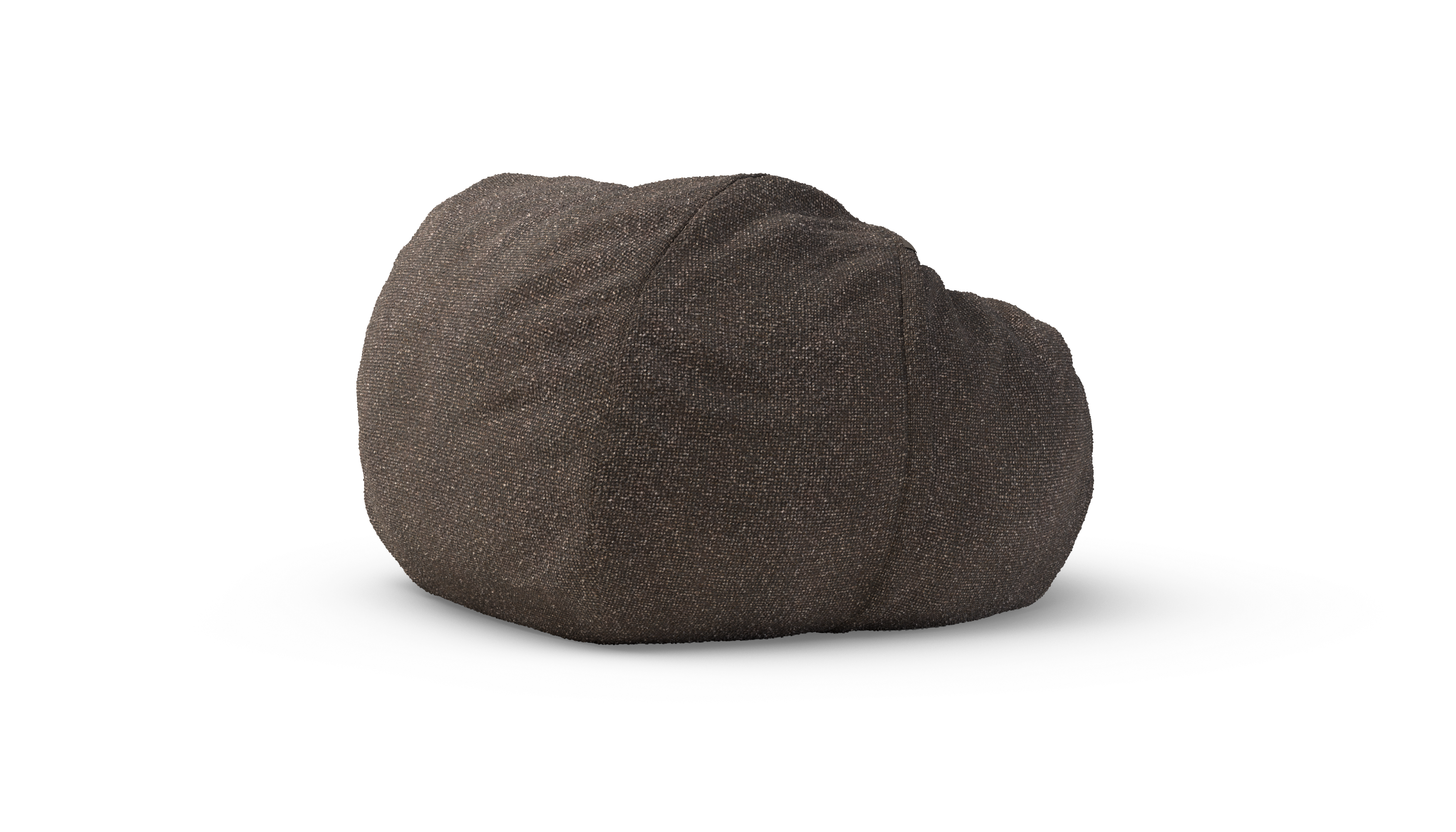 vetsak Cover Beanbag Large fodera pouf Nub Walnut sfoderabile