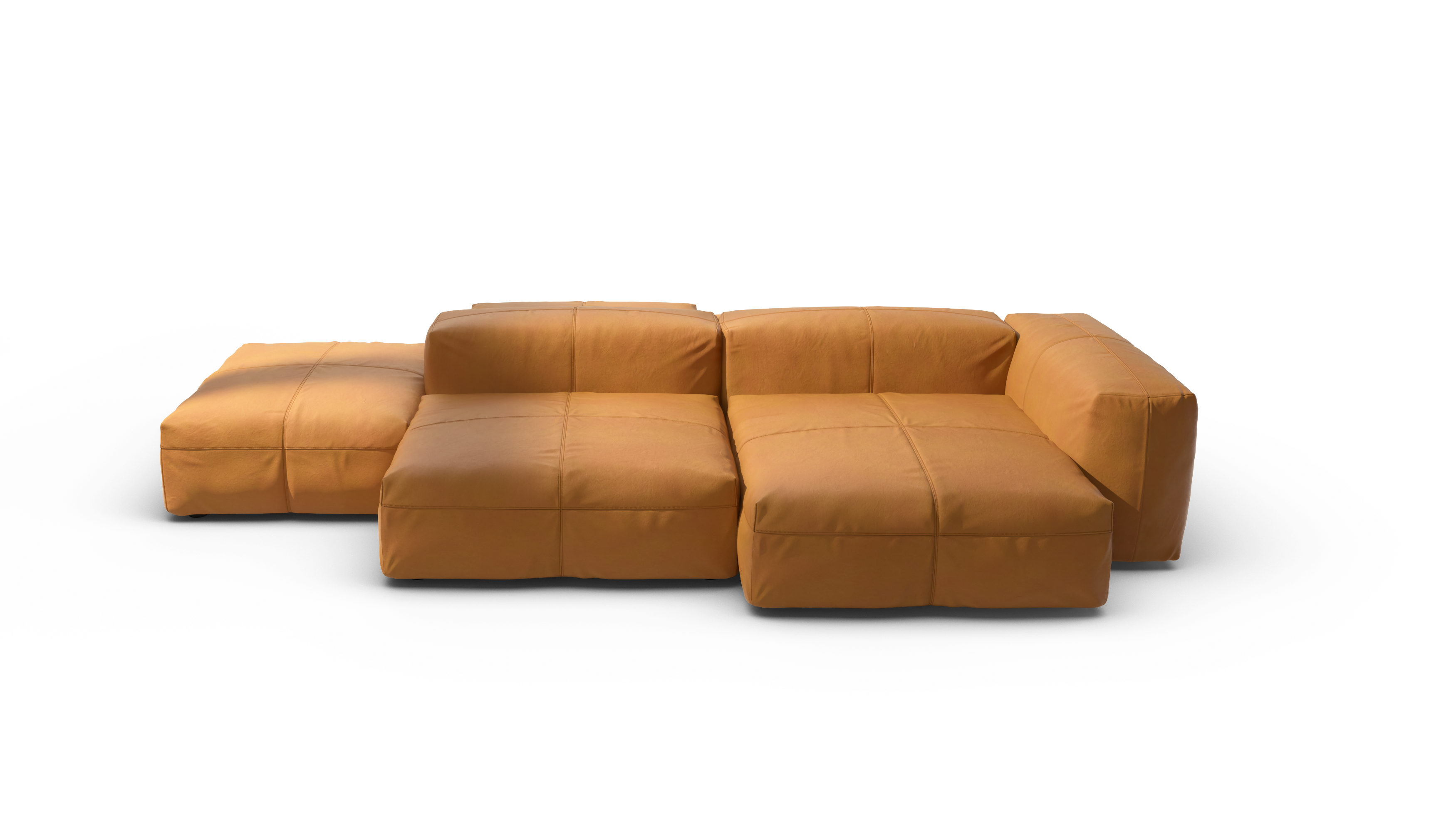 vetsak Sofa Set 09 The Island divano modulare Leather Brown