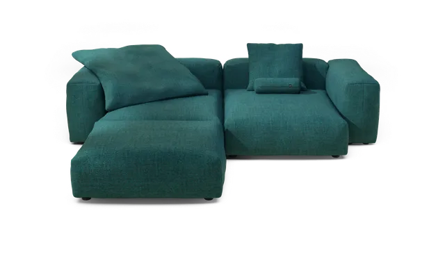 vetsak Set 03 divano angolare piqué cedro 272x220 da esterno