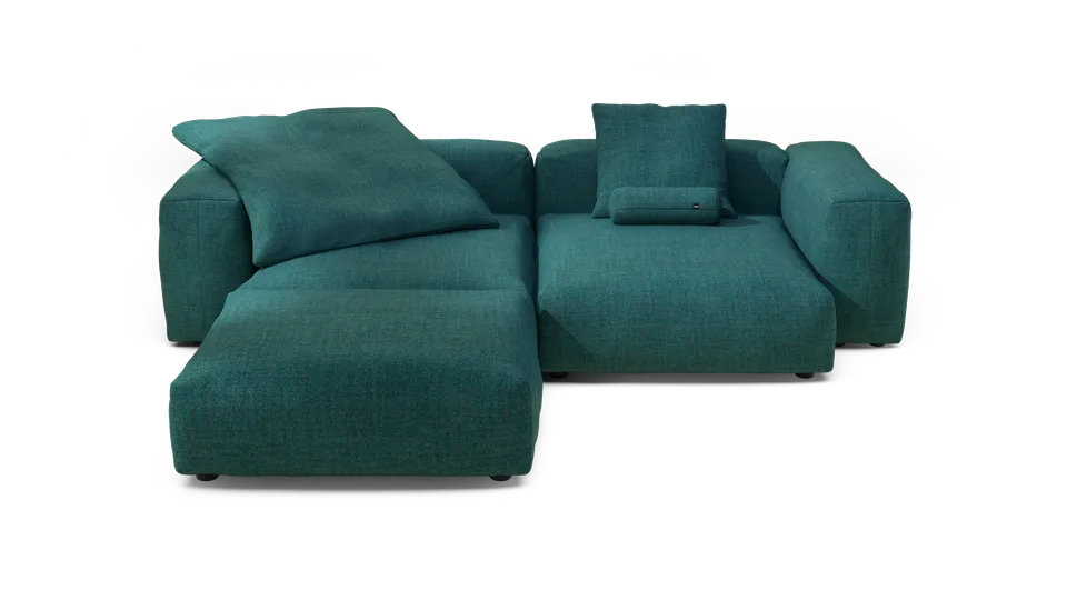 vetsak Set 03 divano angolare piqué cedro 272x220 da esterno