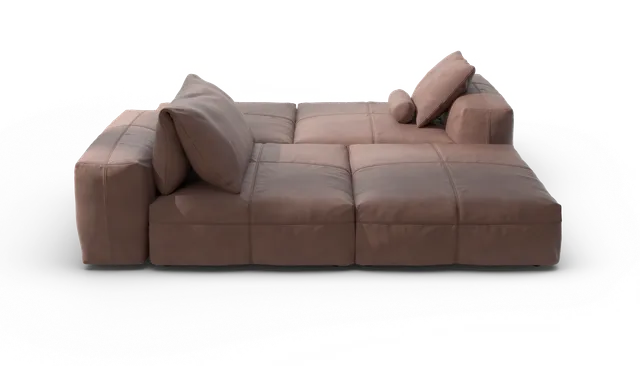 vetsak Sofa Set 08 Daybed divano modulare pelle stone 6 posti