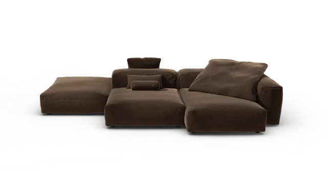 Vetsak Sofa Set 09 The Island divano 6 posti umber