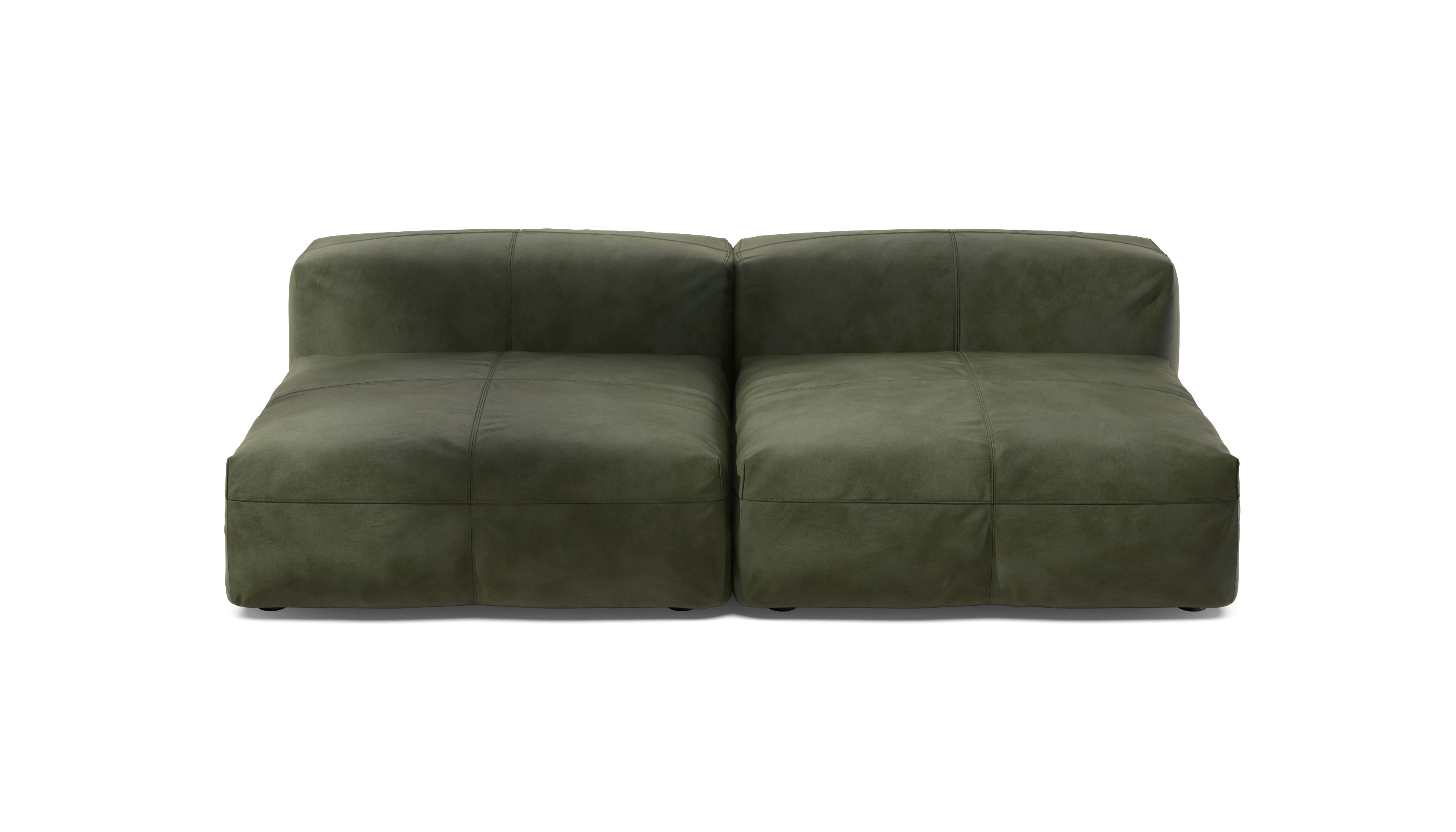 vetsak Sofa Set 01 Large divano pelle oliva