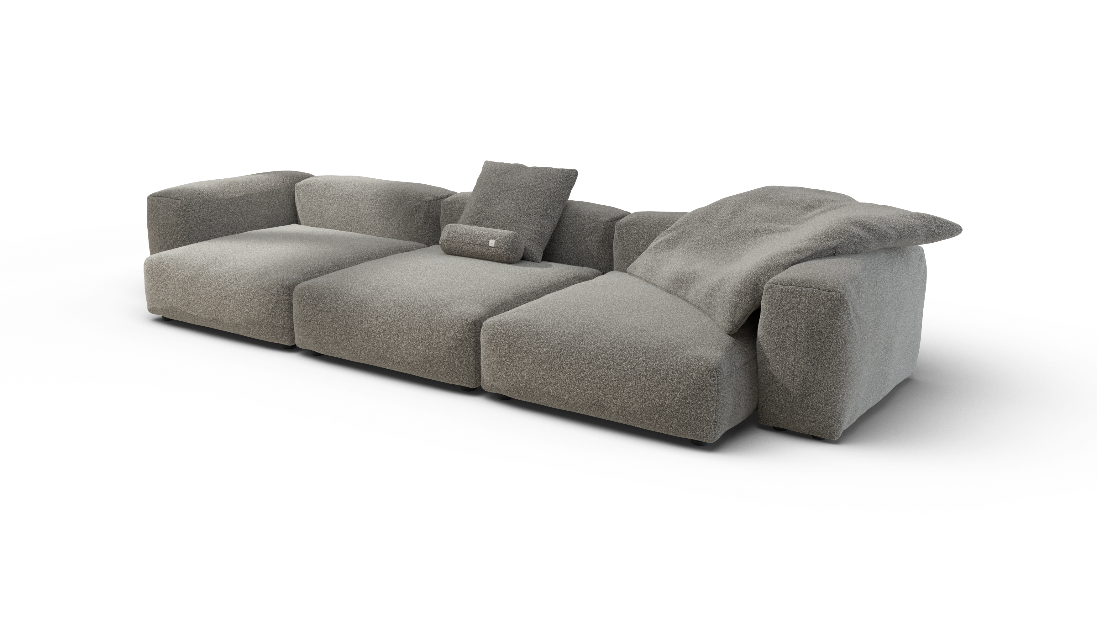 Vetsak Sofa Set 05 divano modulare 5 posti platino