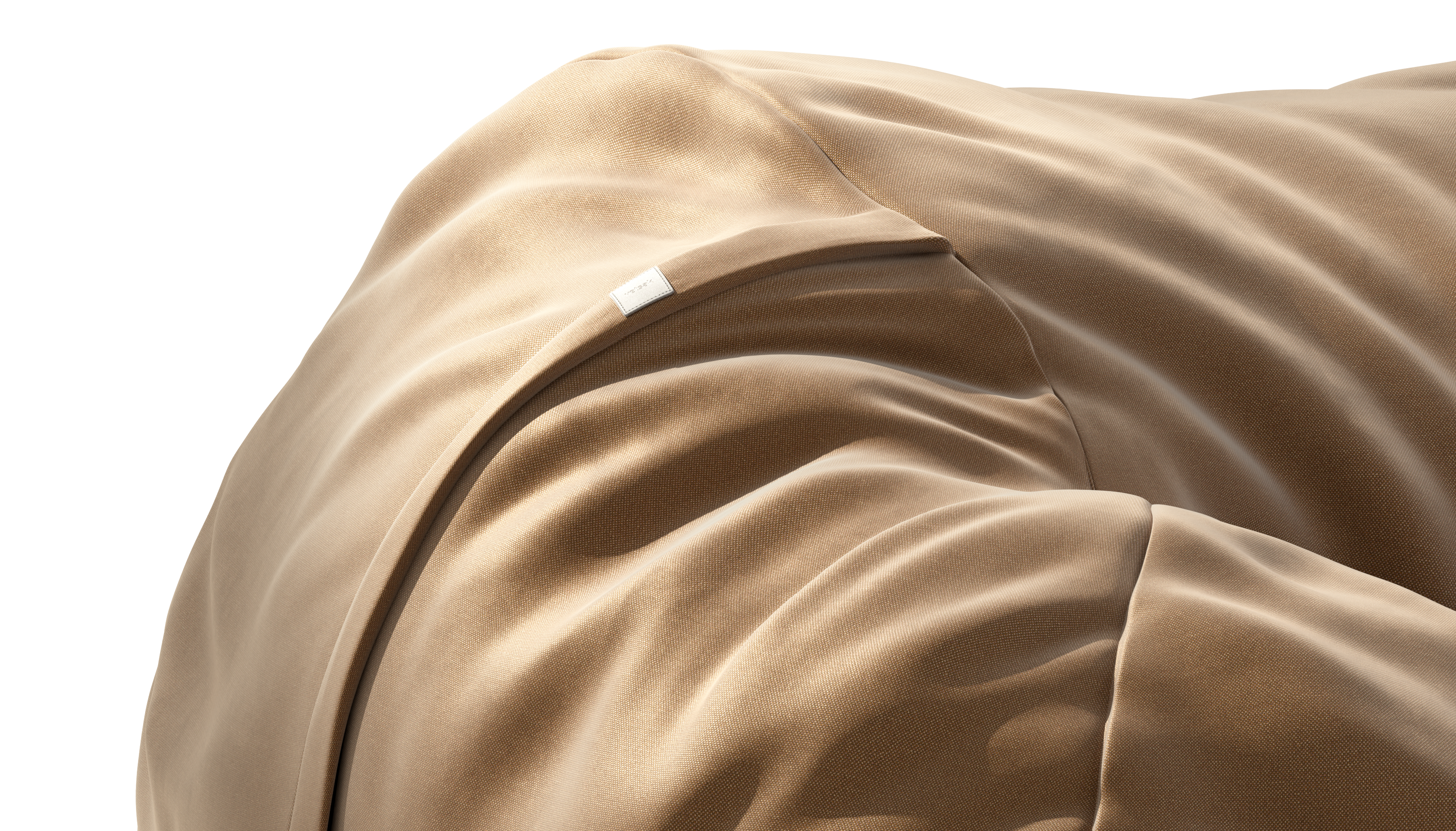 vetsak Cover Large fodera pouf Wheat Piqué da esterno