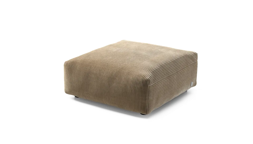 vetsak Sofa Seat Medium modulo seduta velluto sabbia 84x84