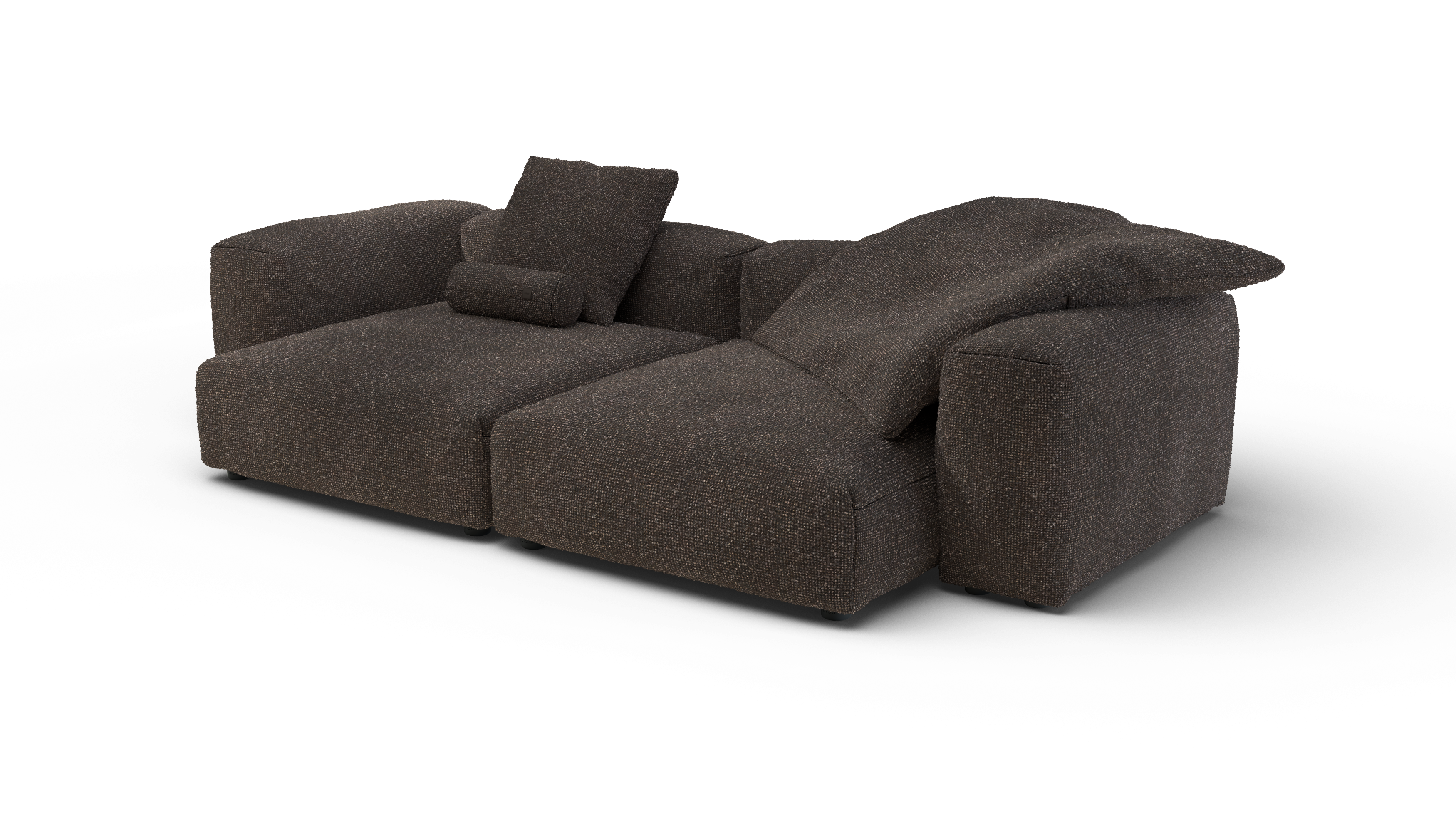 vetsak Set 02 XLarge divano modulare Nub Walnut