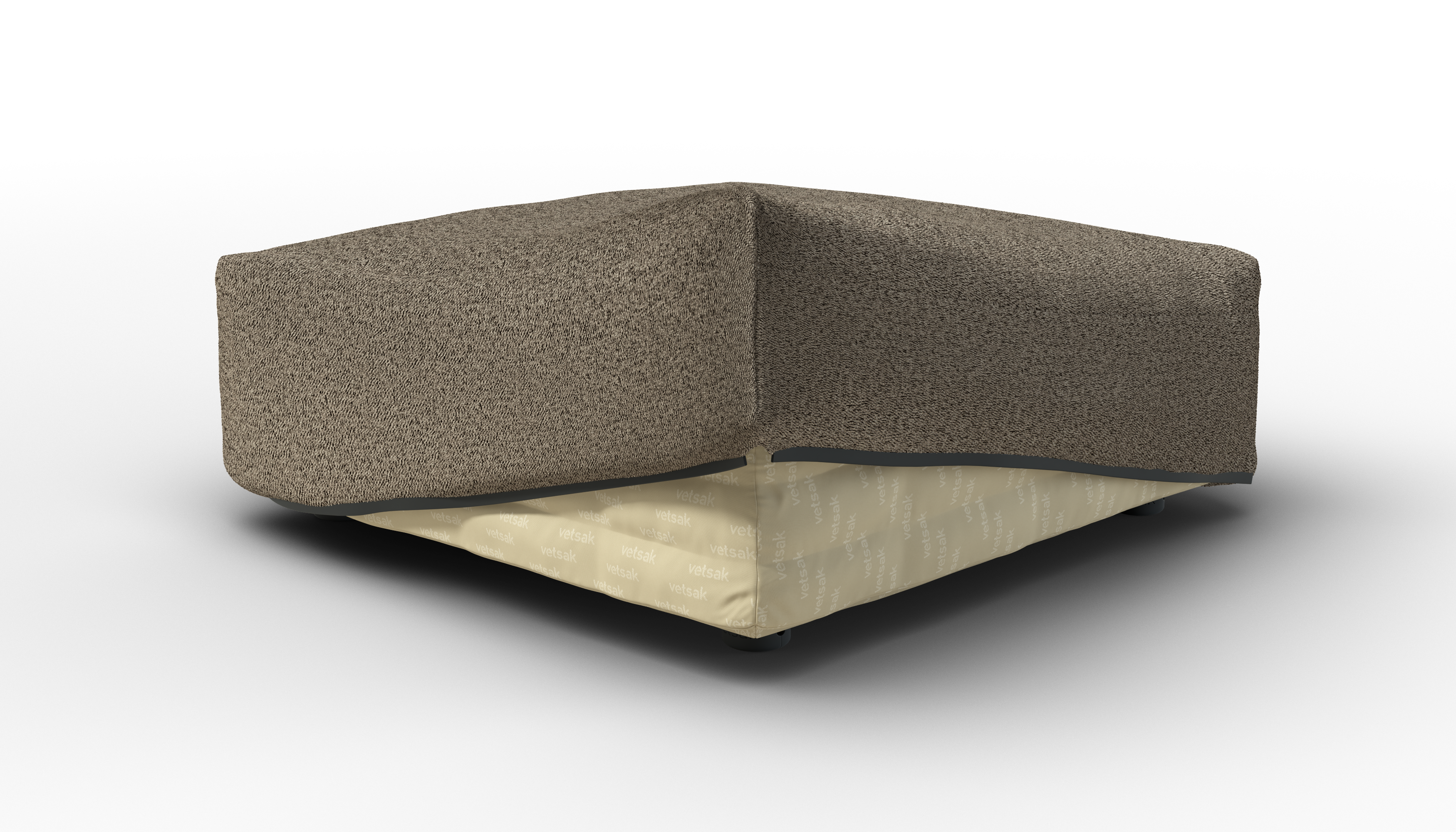 vetsak Cover Sofa Seat XL fodera seduta Taupe 105x105