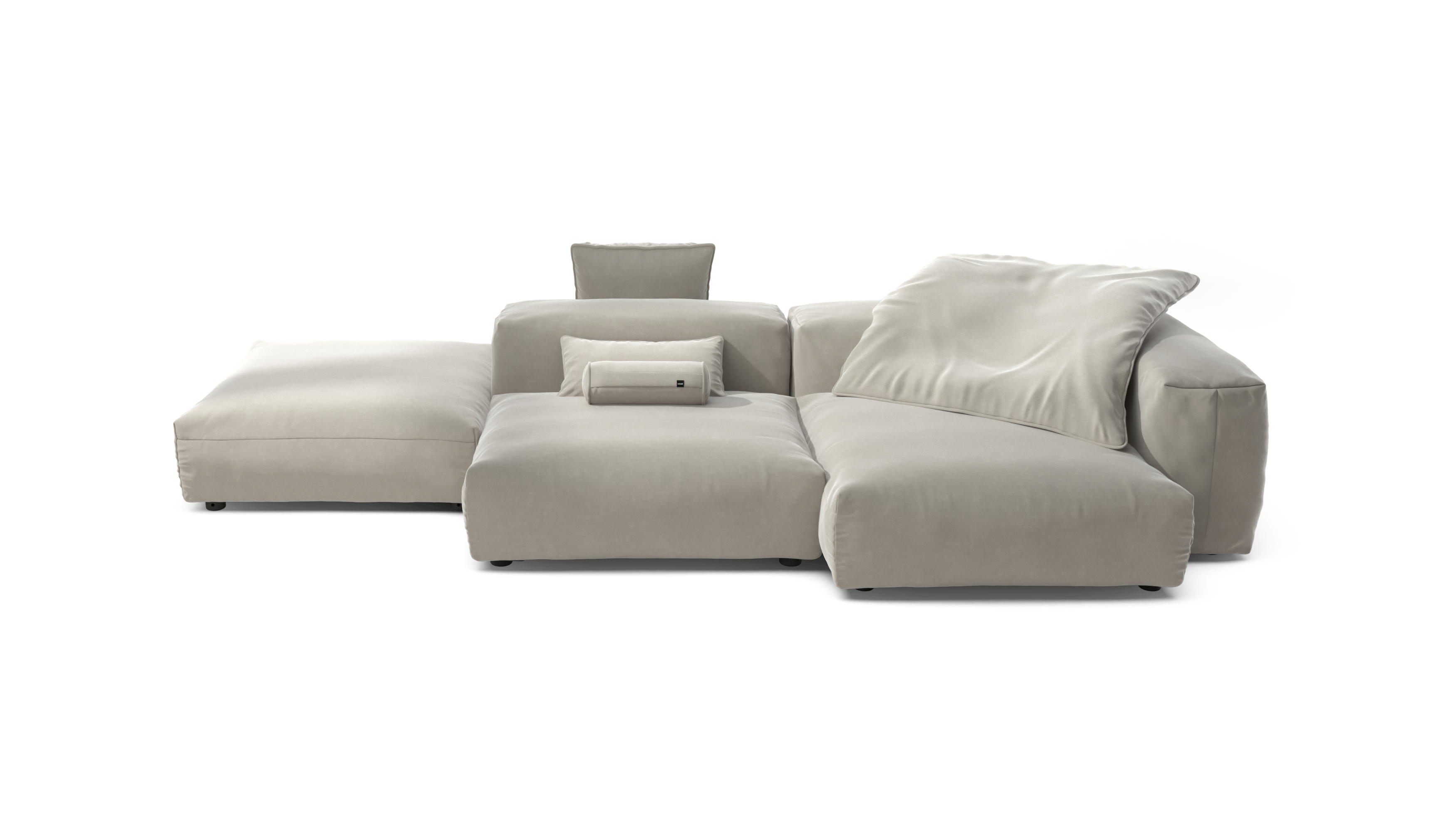 vetsak Sofa Set 09 The Island divano suave clay 7 posti