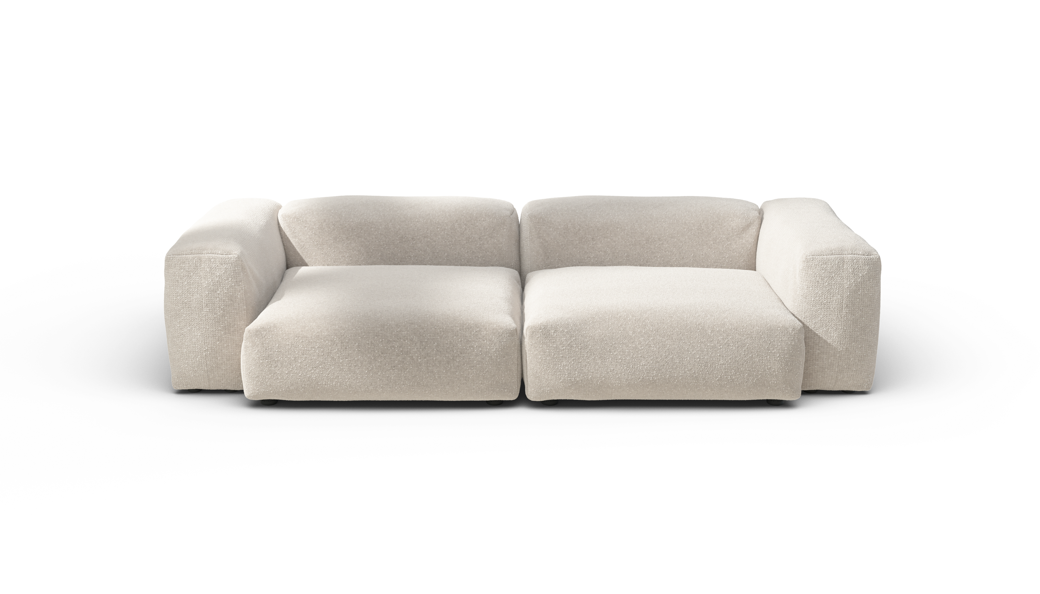 vetsak Sofa Set 02 Large divano modulare crema nub 272x115