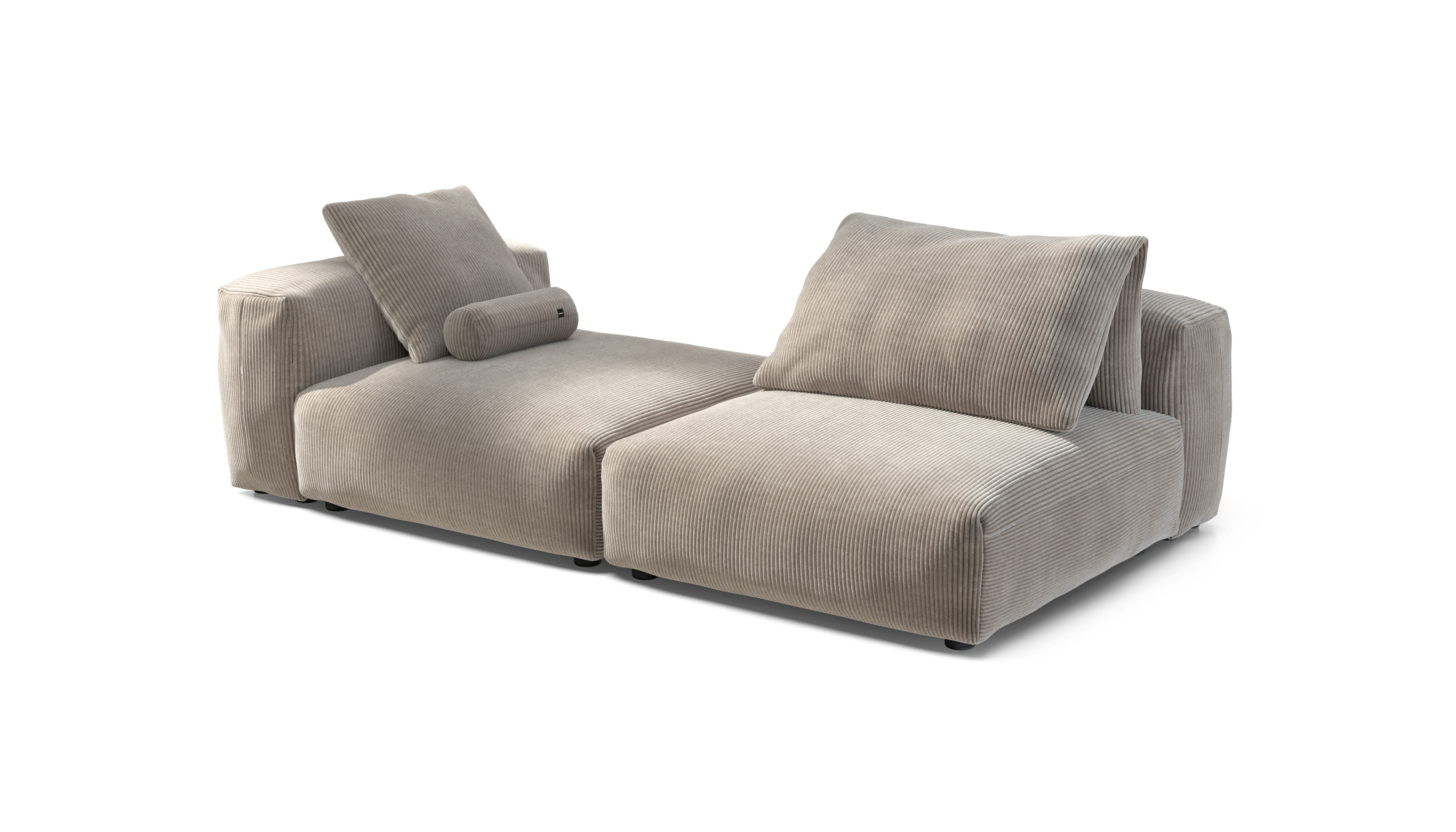 vetsak Sofa Set 01 XL divano 3,5 posti platino 210x136