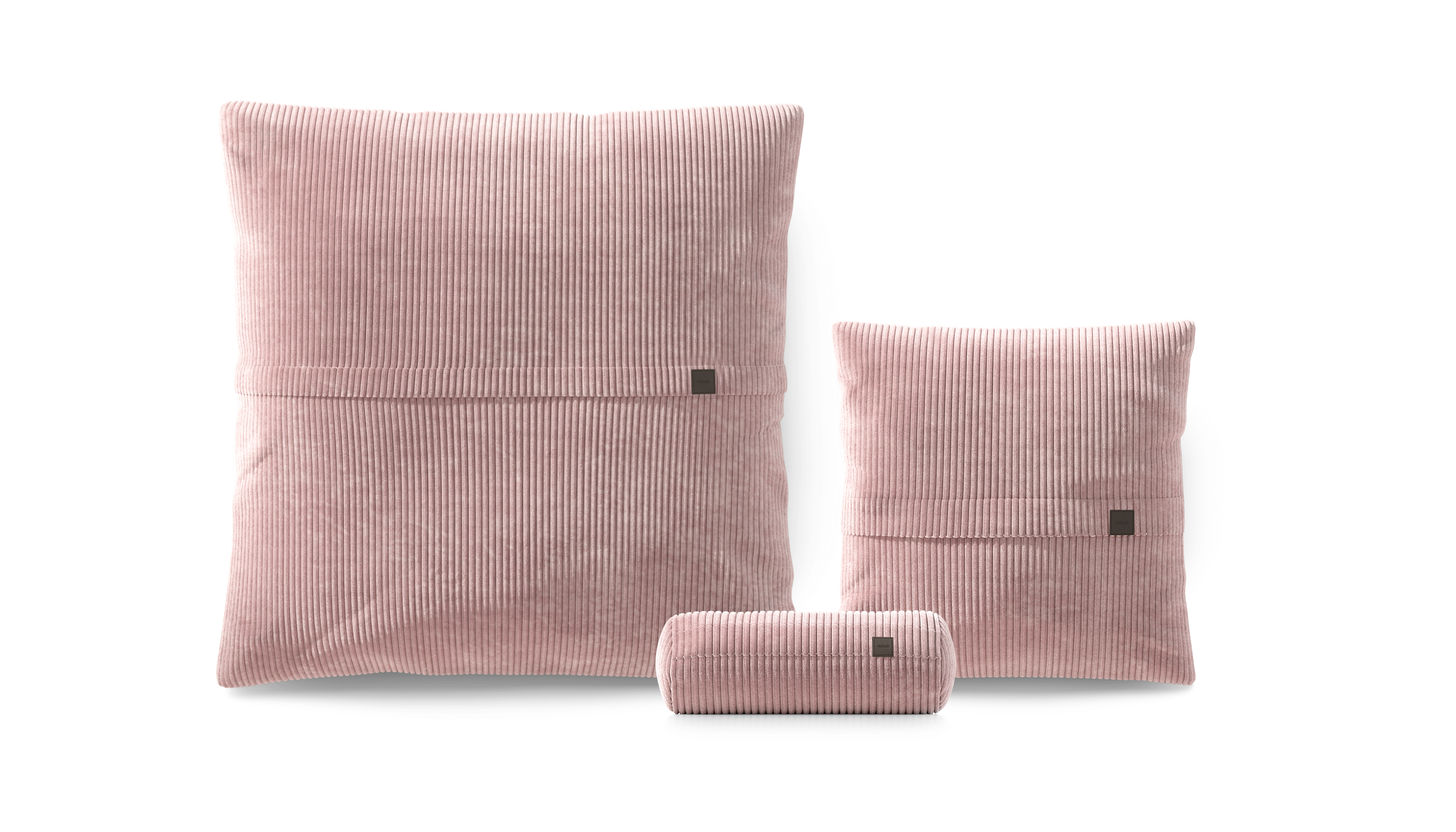 vetsak Pillow Set 2 cuscini blossom in velluto a coste