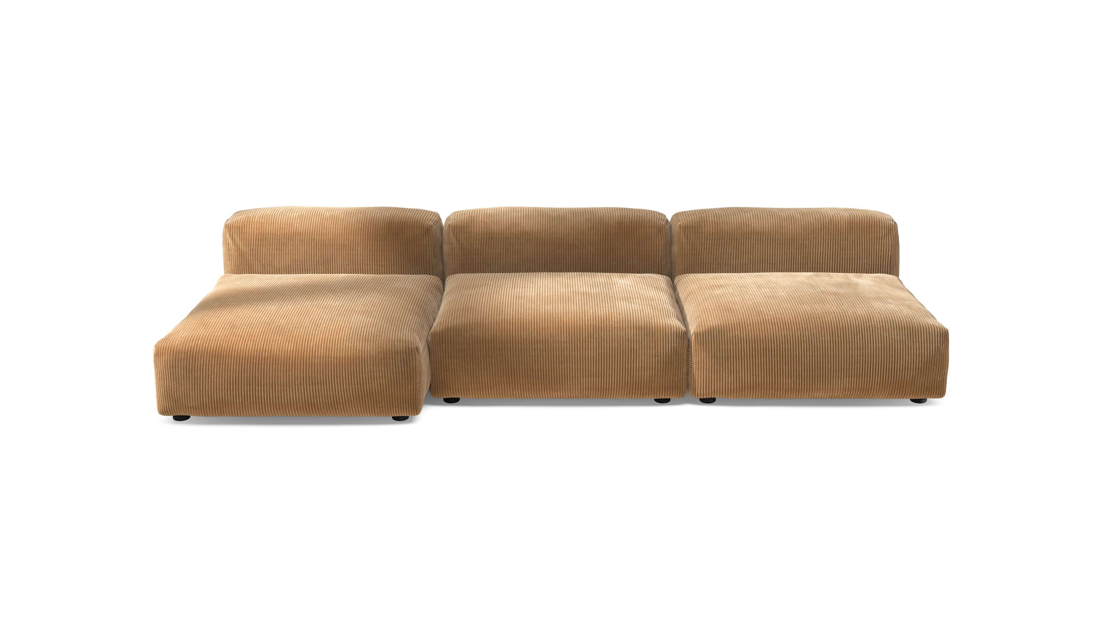 vetsak Sofa Set 04 divano modulare cammello cord 315x136