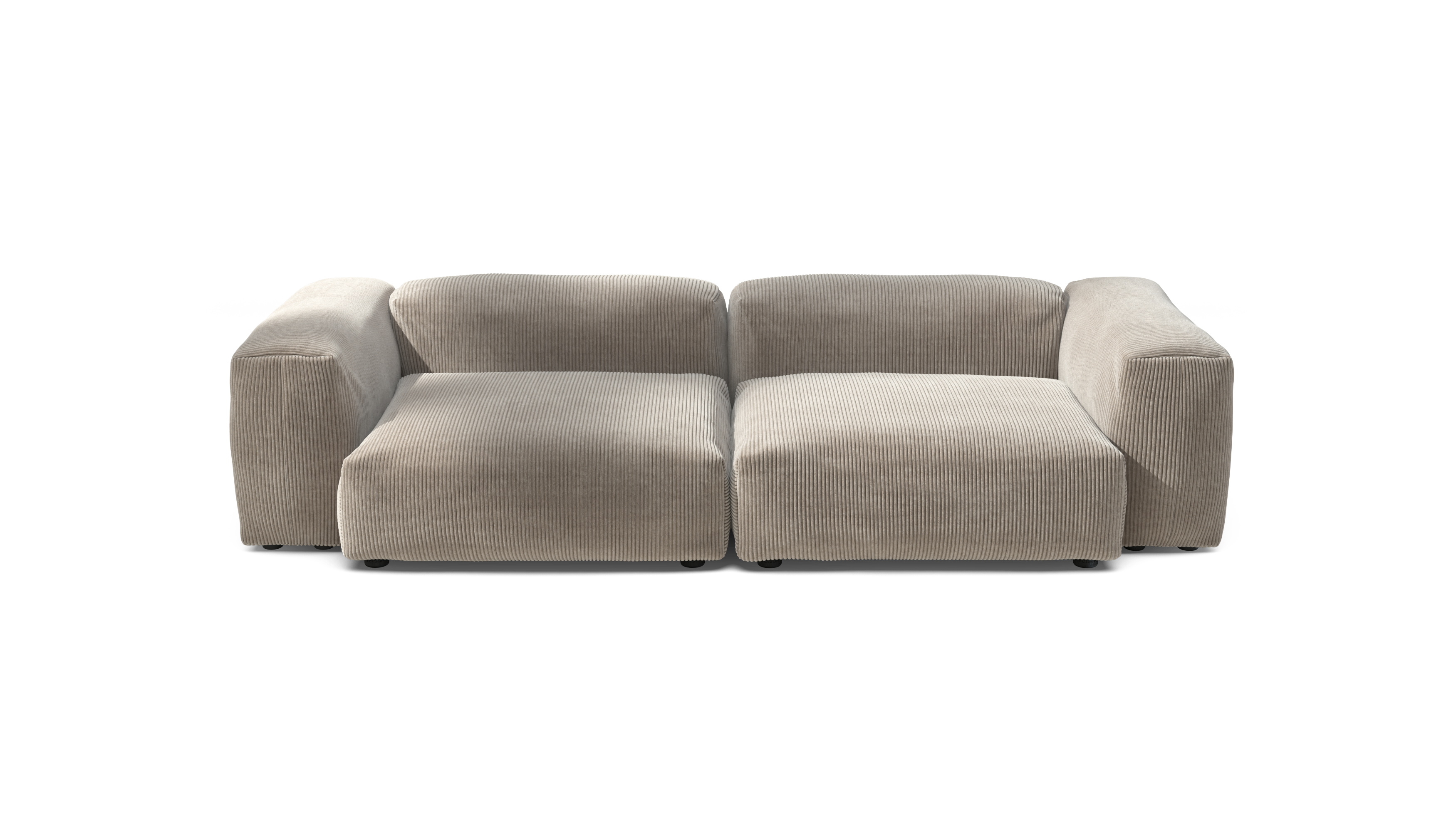 vetsak Sofa Set 02 Large divano modulare velluto platino