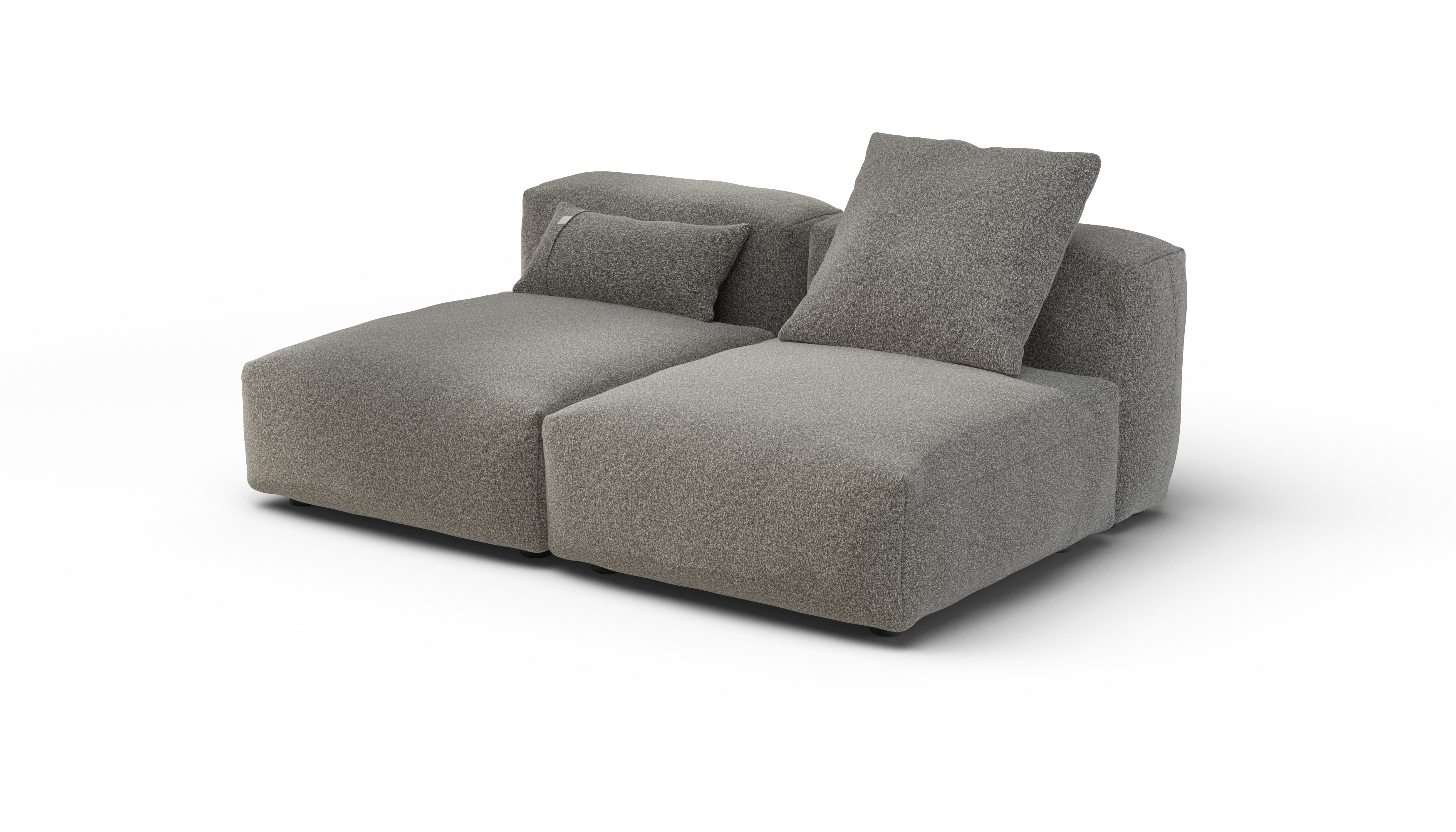 Vetsak Sofa Set 01 Medium divano modulare Pebble platino 168x115