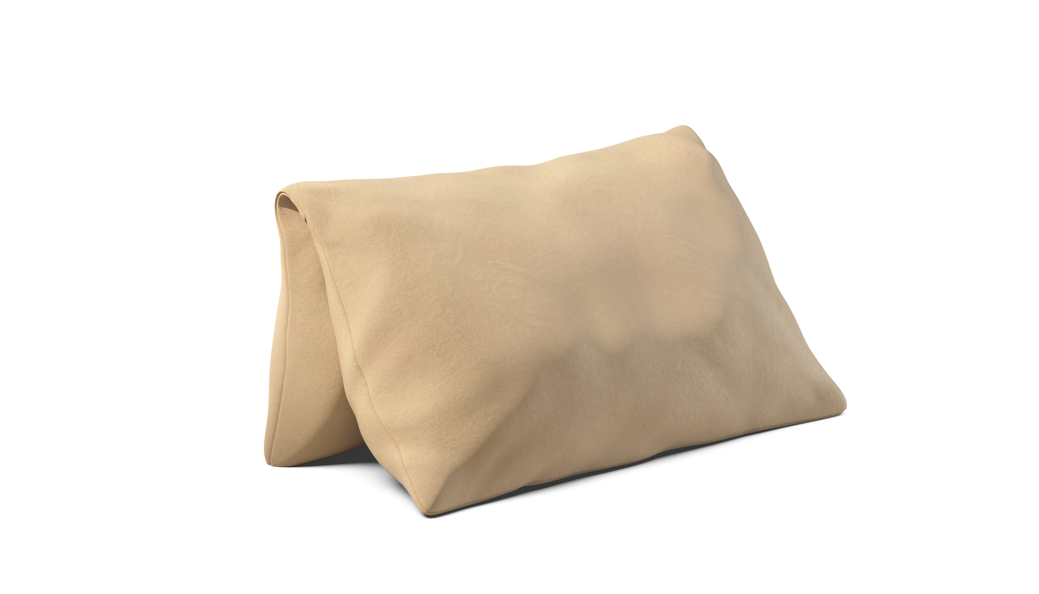 vetsak Jumbo Pillow cuscino pelle beige da interno