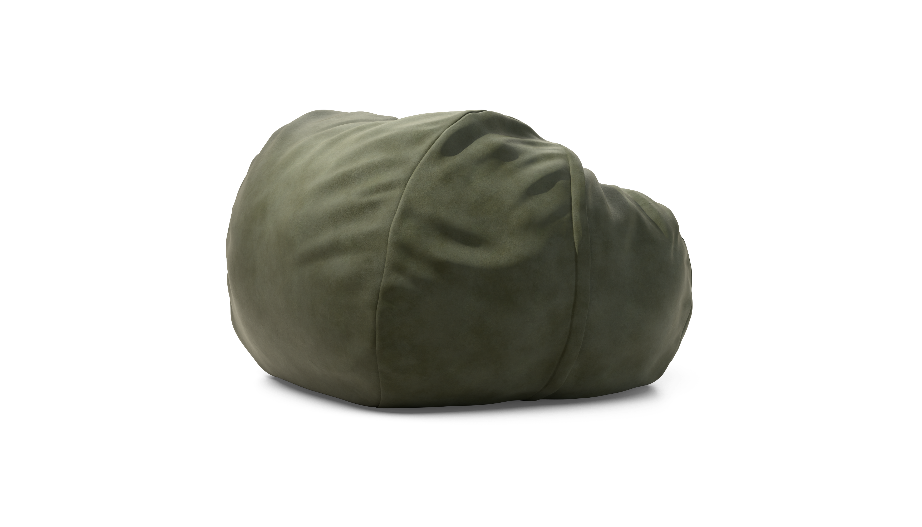 vetsak Pouf Large poltrona sacco pelle oliva