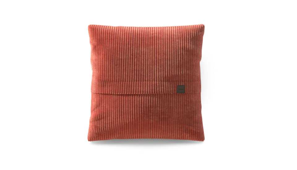 vetsak Big Pillow Cord Velour cuscino mattone