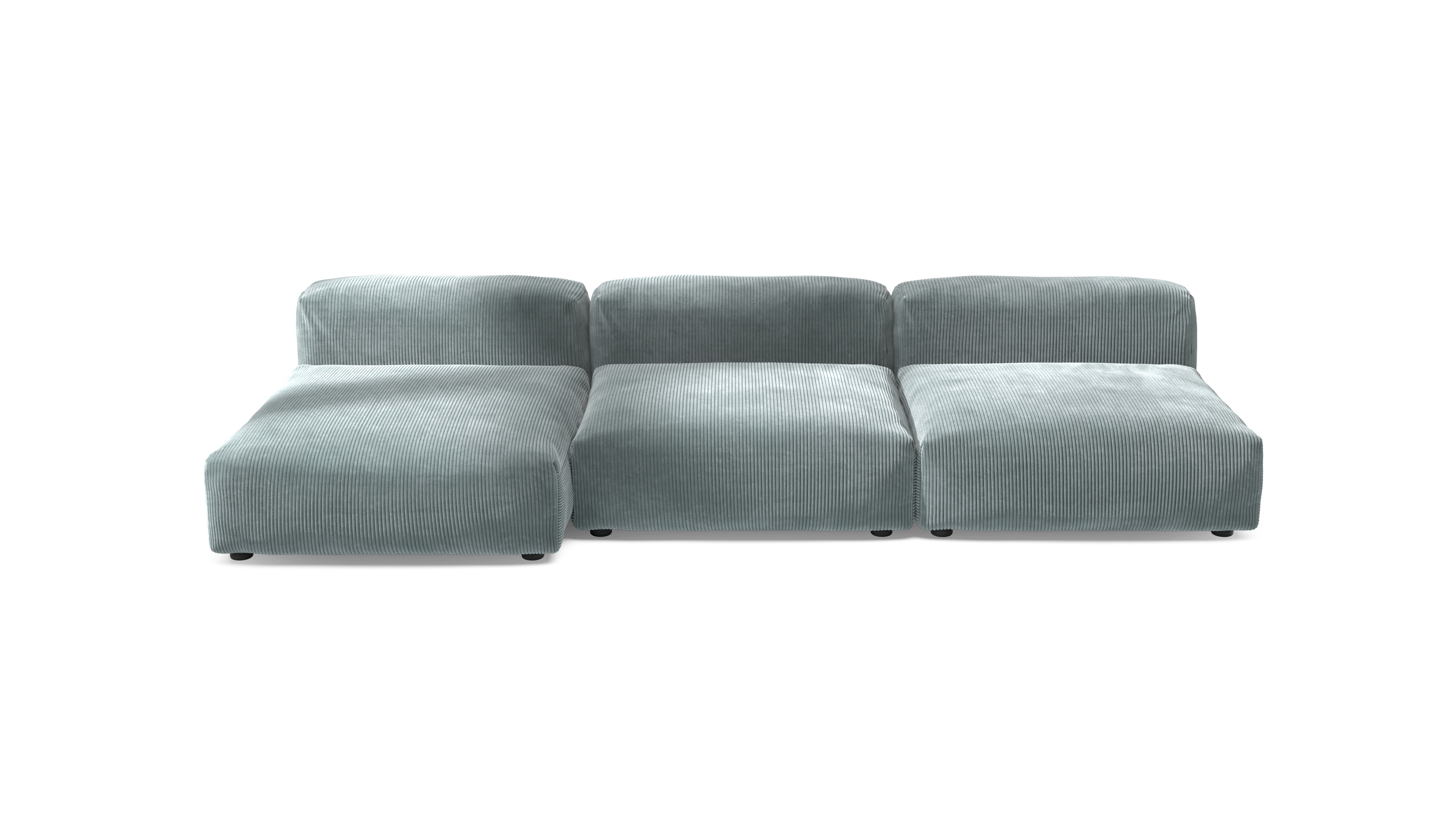 vetsak Sofa Set 04 divano 5 posti menta velluto