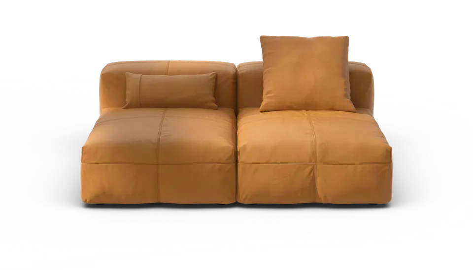 vetsak Sofa Set 01 M divano 3 posti marrone pelle