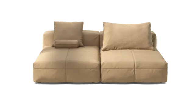 Vetsak Sofa Set 01 XLarge divano modulare Beige pelle