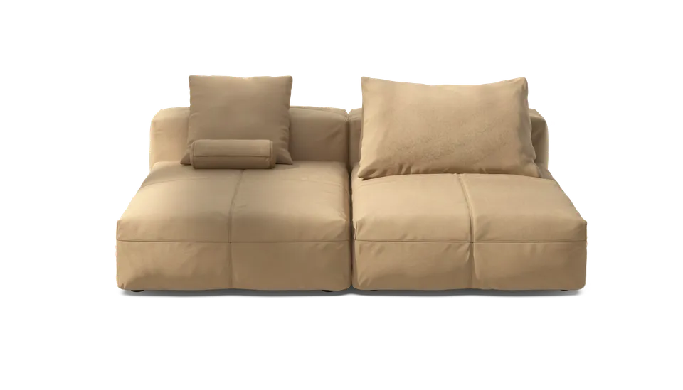 Vetsak Sofa Set 01 XLarge divano modulare Beige pelle