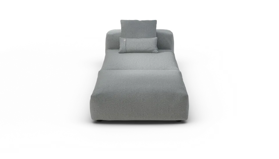 vetsak Set 07 chaise longue divano 2 posti limestone 105x220