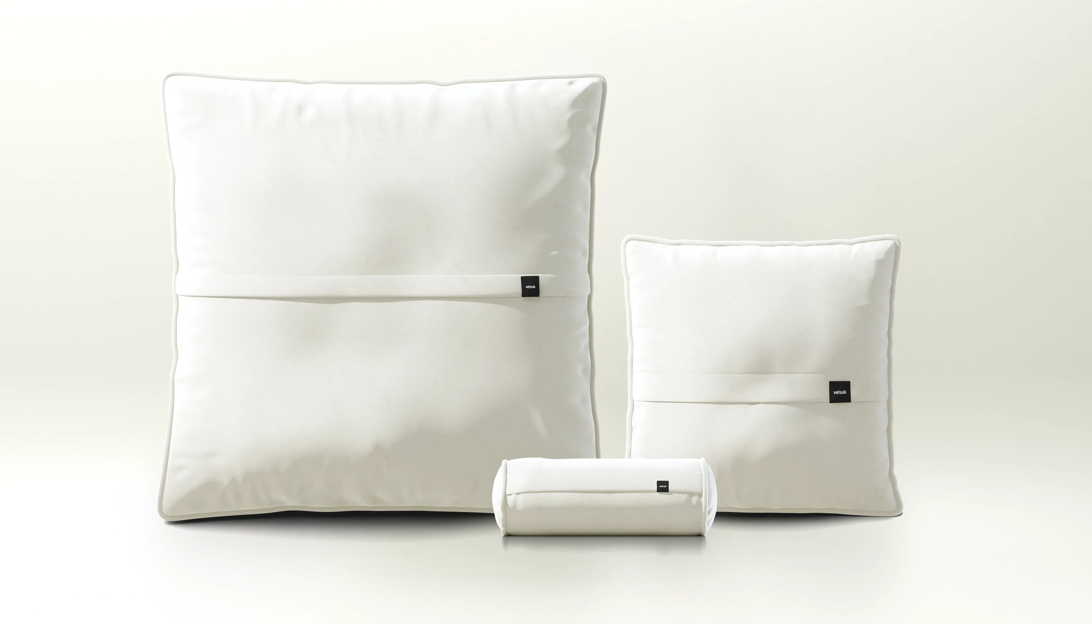 vetsak Pillow Set 2 cuscini suave perla 2 pezzi morbidi