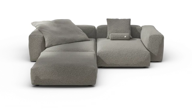 vetsak Sofa Set 03 Pebble divano angolare platinum