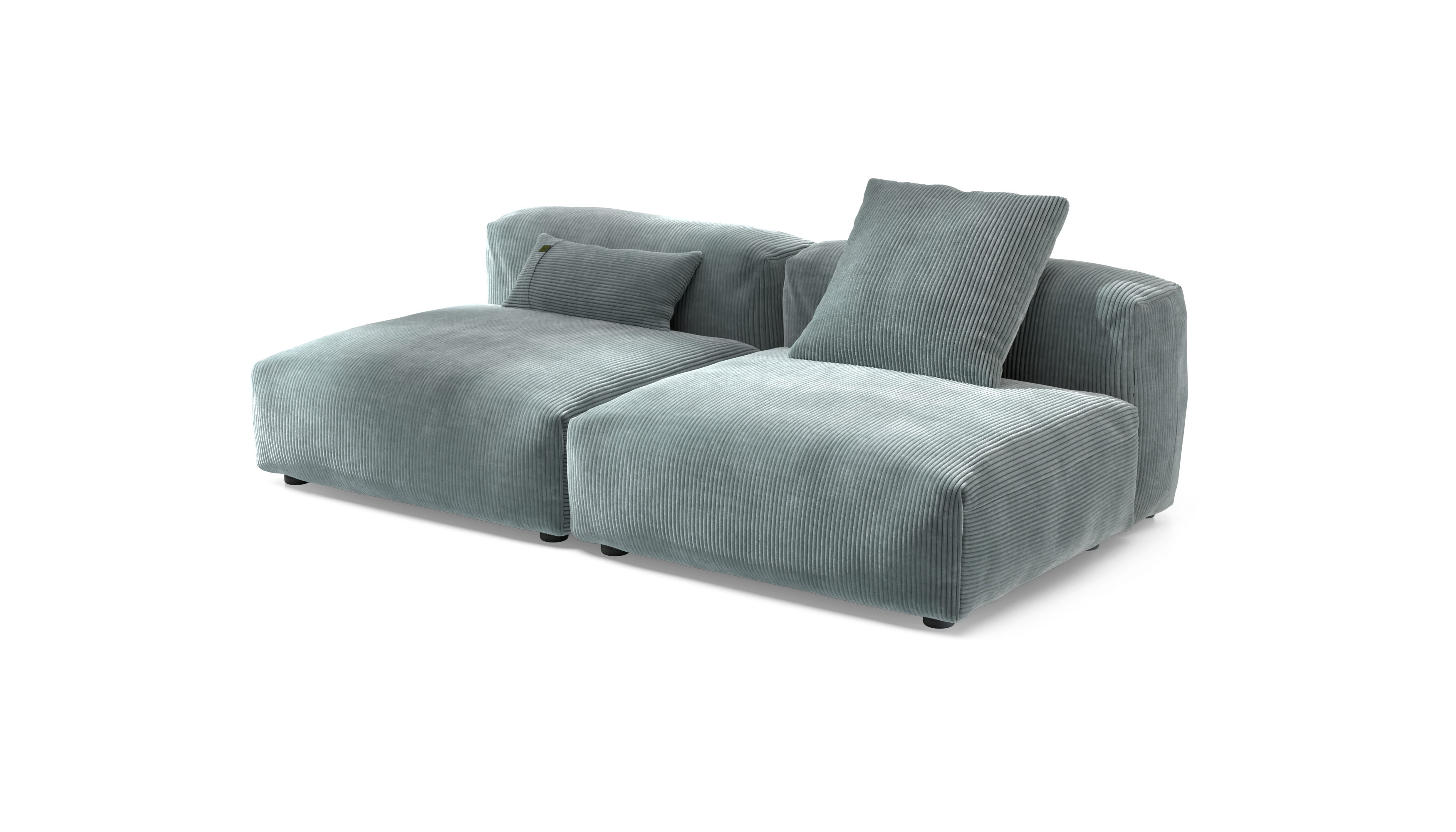 vetsak Sofa Set 01 Large divano velluto mint 210x115