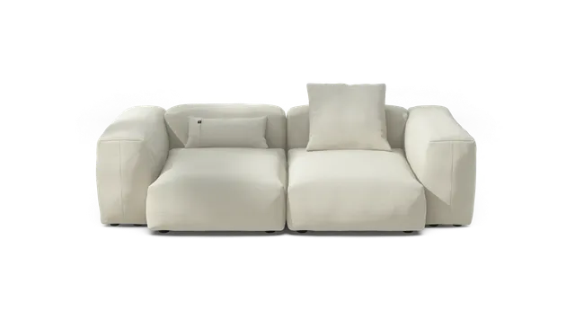 Vetsak Sofa Set 02 Medium divano grande Pique crema 230x115