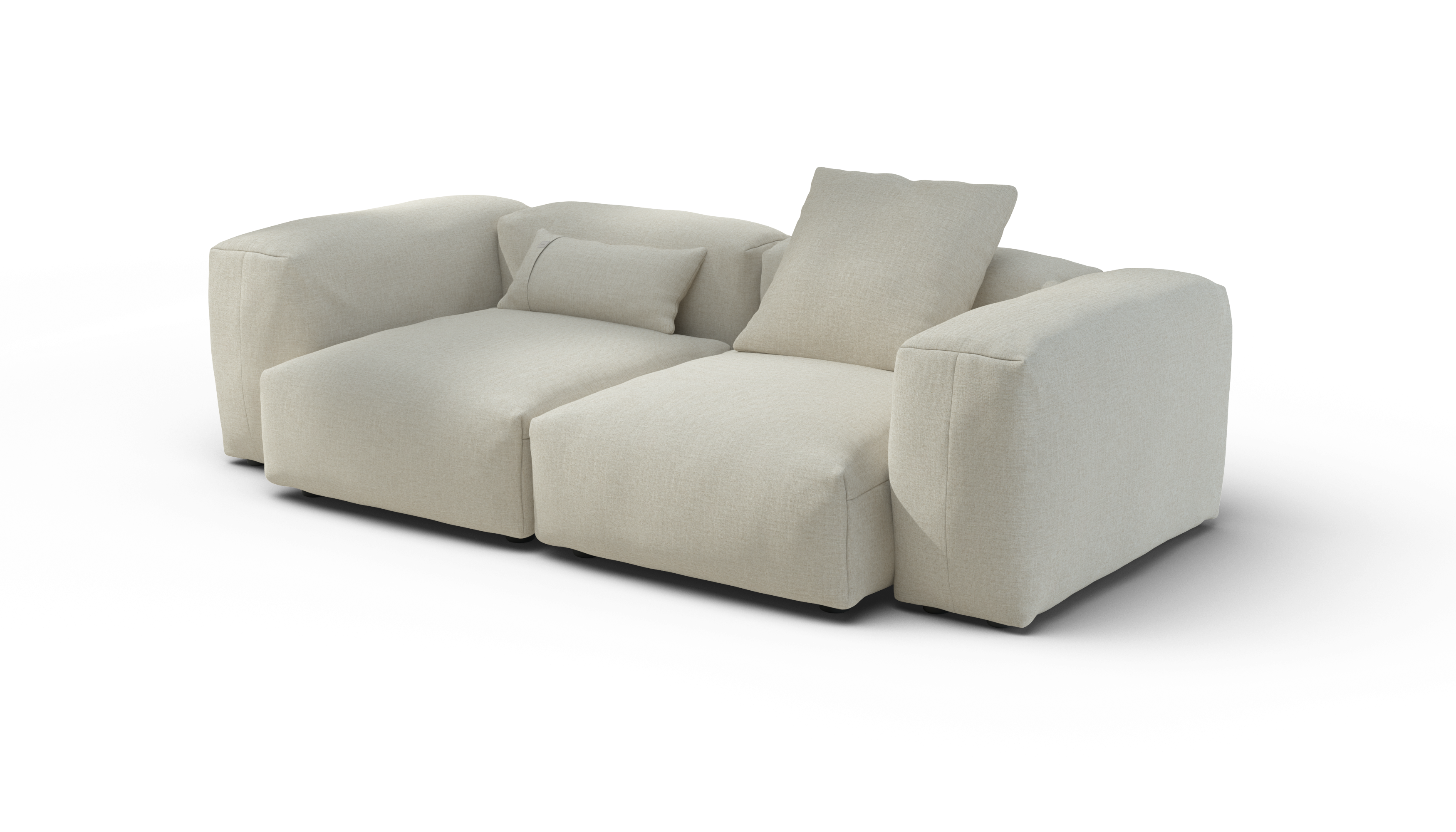 vetsak Sofa Set 02 Medium divano modulare Breeze ecru