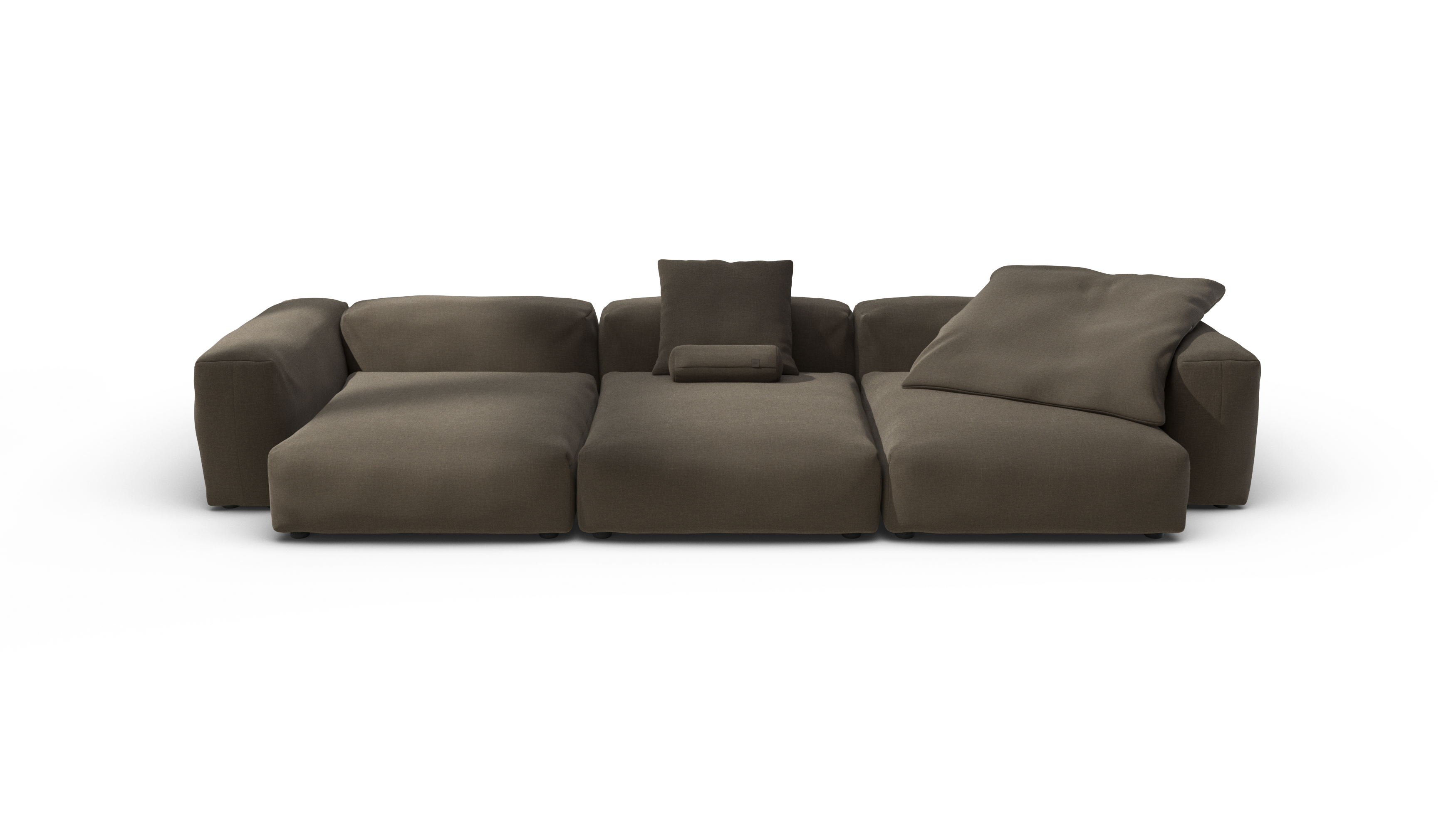 vetsak Sofa Set 05 divano modulare marrone 5 posti