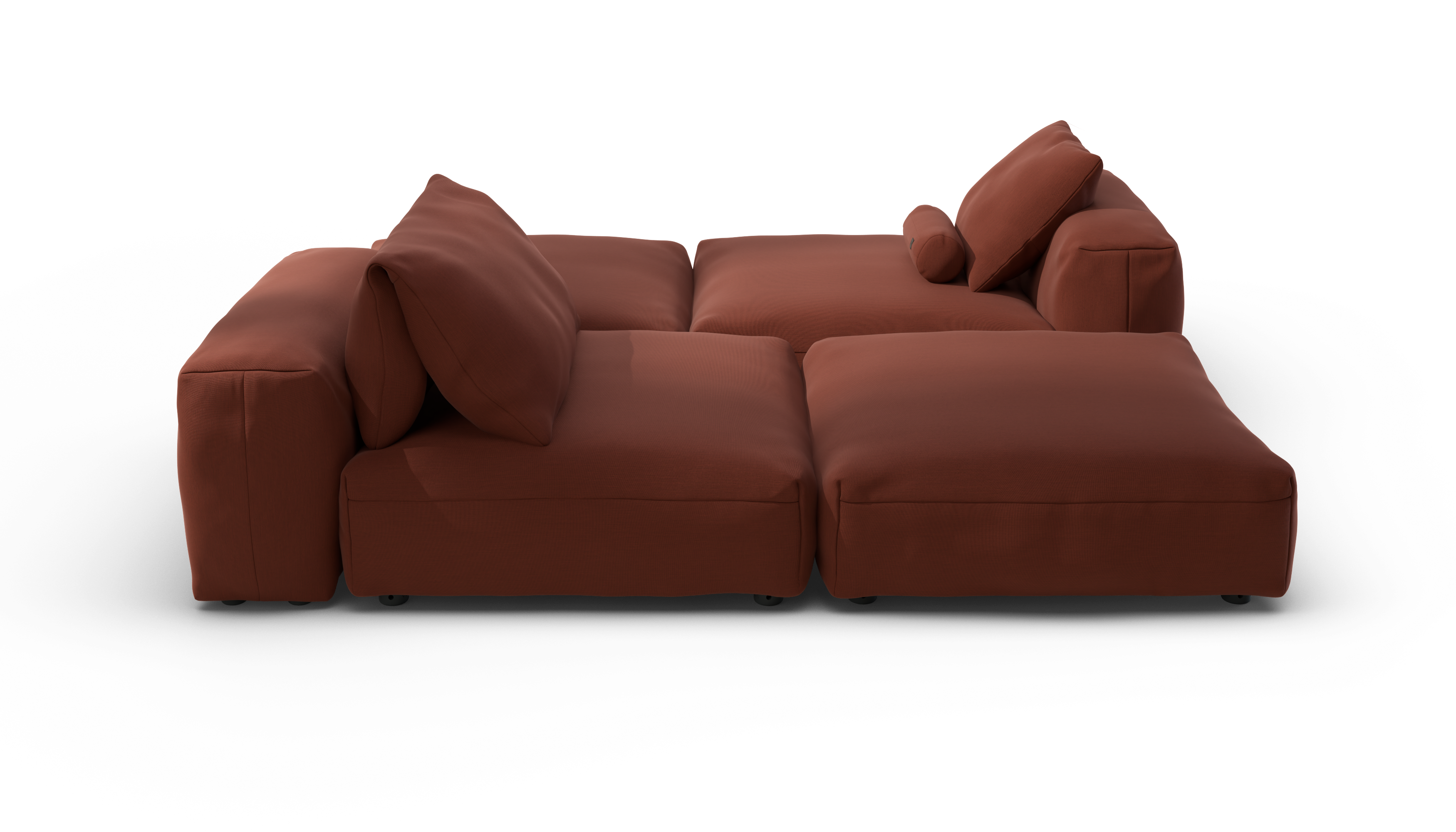 vetsak Sofa Set 08 Daybed divano 6 posti saffron outdoor