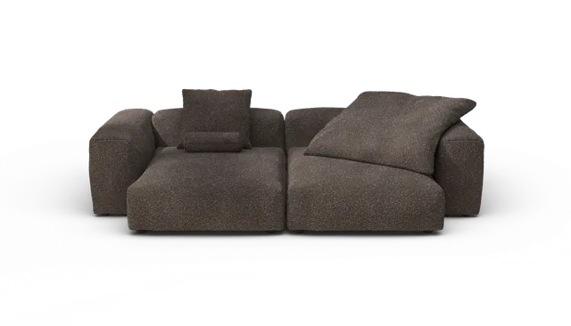 vetsak Set 02 XLarge divano modulare Nub Walnut